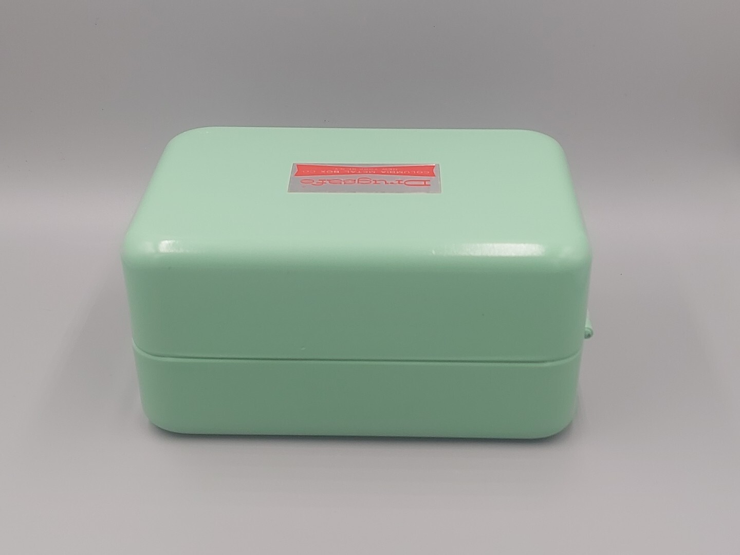 Vintage Seafoam Green MCM locking DrugSafe Apothecary Drug Store Pharmacy NOS