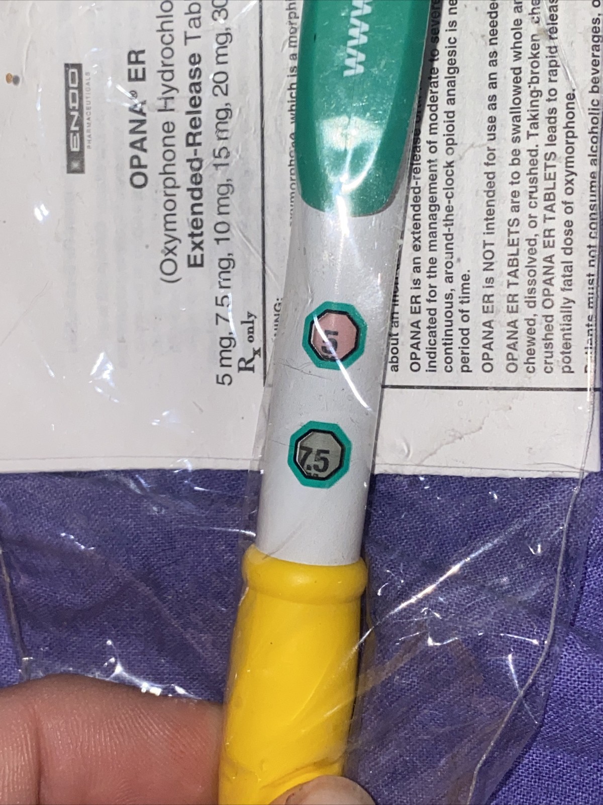 Pharmaceutical Opana Pen Rare Collectibles DRUG REP PEN NARCOTIC Promotional
