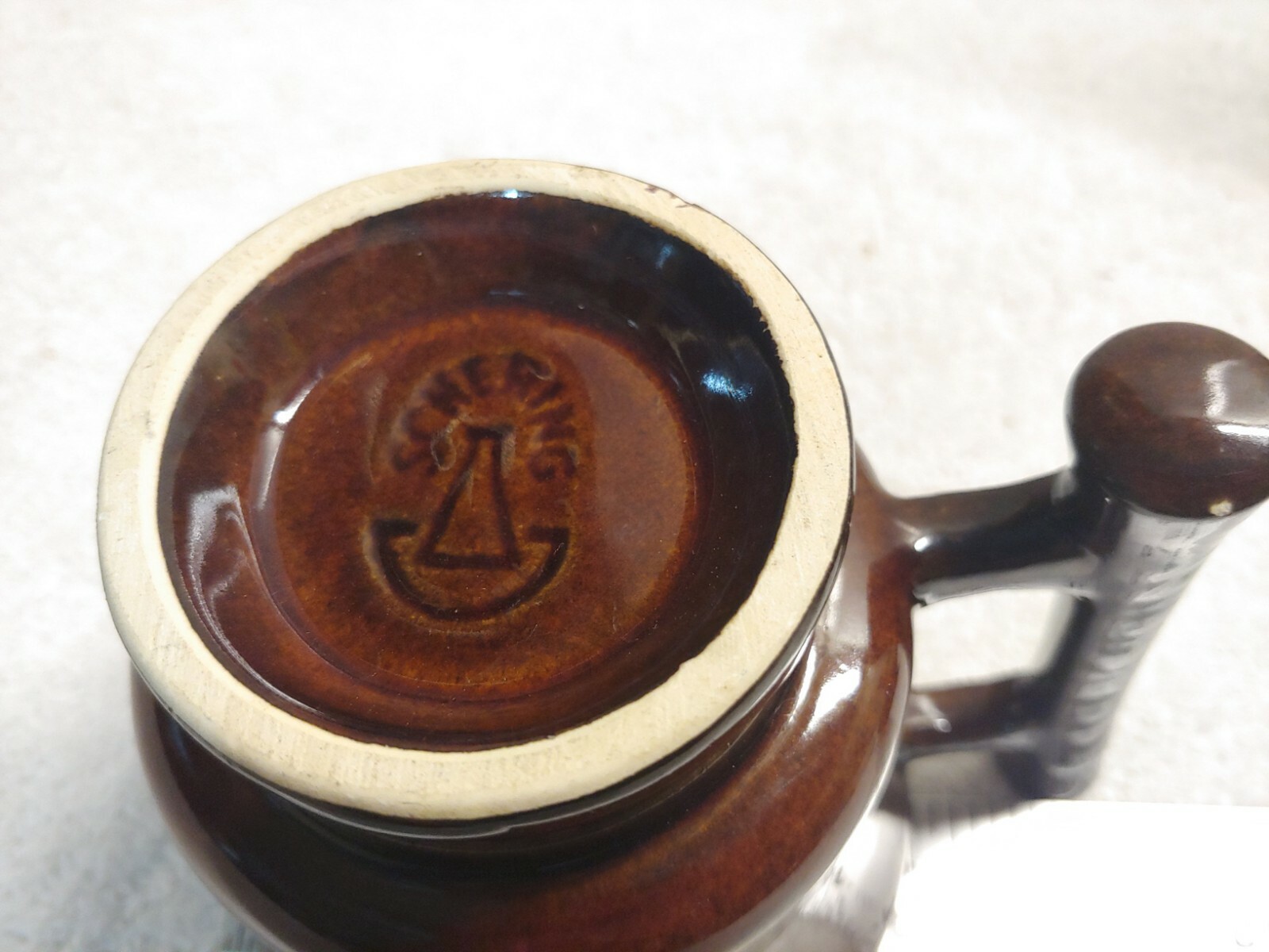 VTG Schering Cosmas & Damian Mortar Coricidin Pharmacy Herbalist – Brown