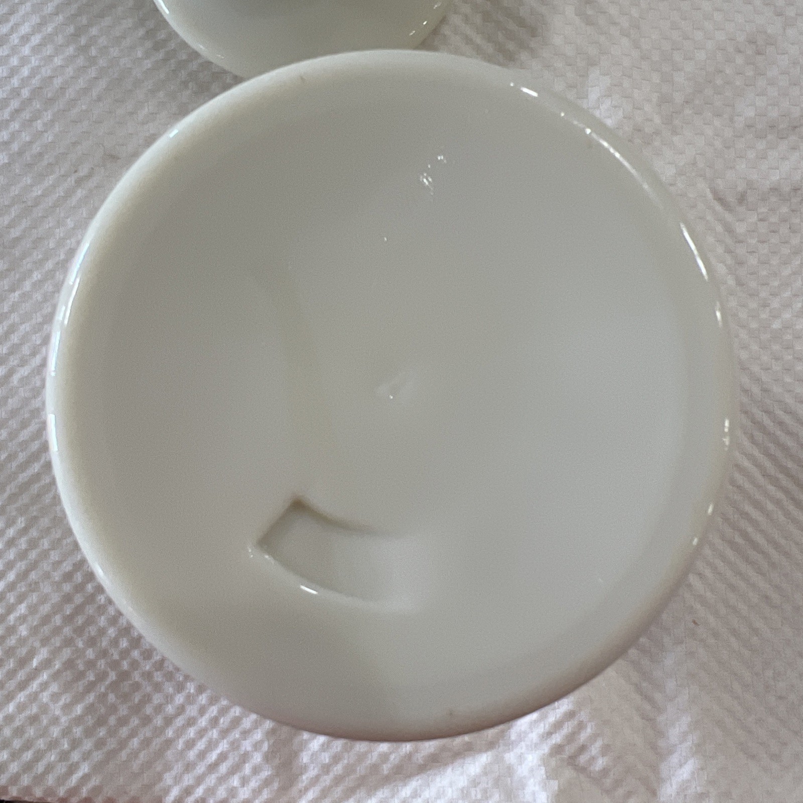 Vintage Darvon Compound-65 Apothecary Pharmaceutical Custard Glass Jar with Lid