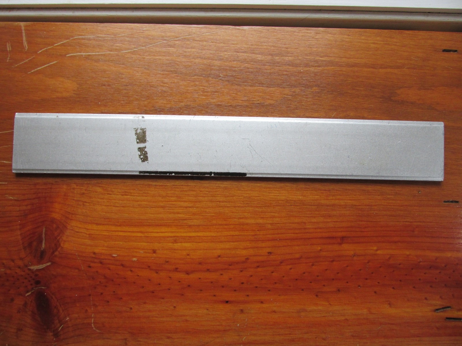 VINTAGE 1960s SKF THORAZINE ANTIPSYCHOTIC MEDICATION ADVERTISING METAL 12″ RULER