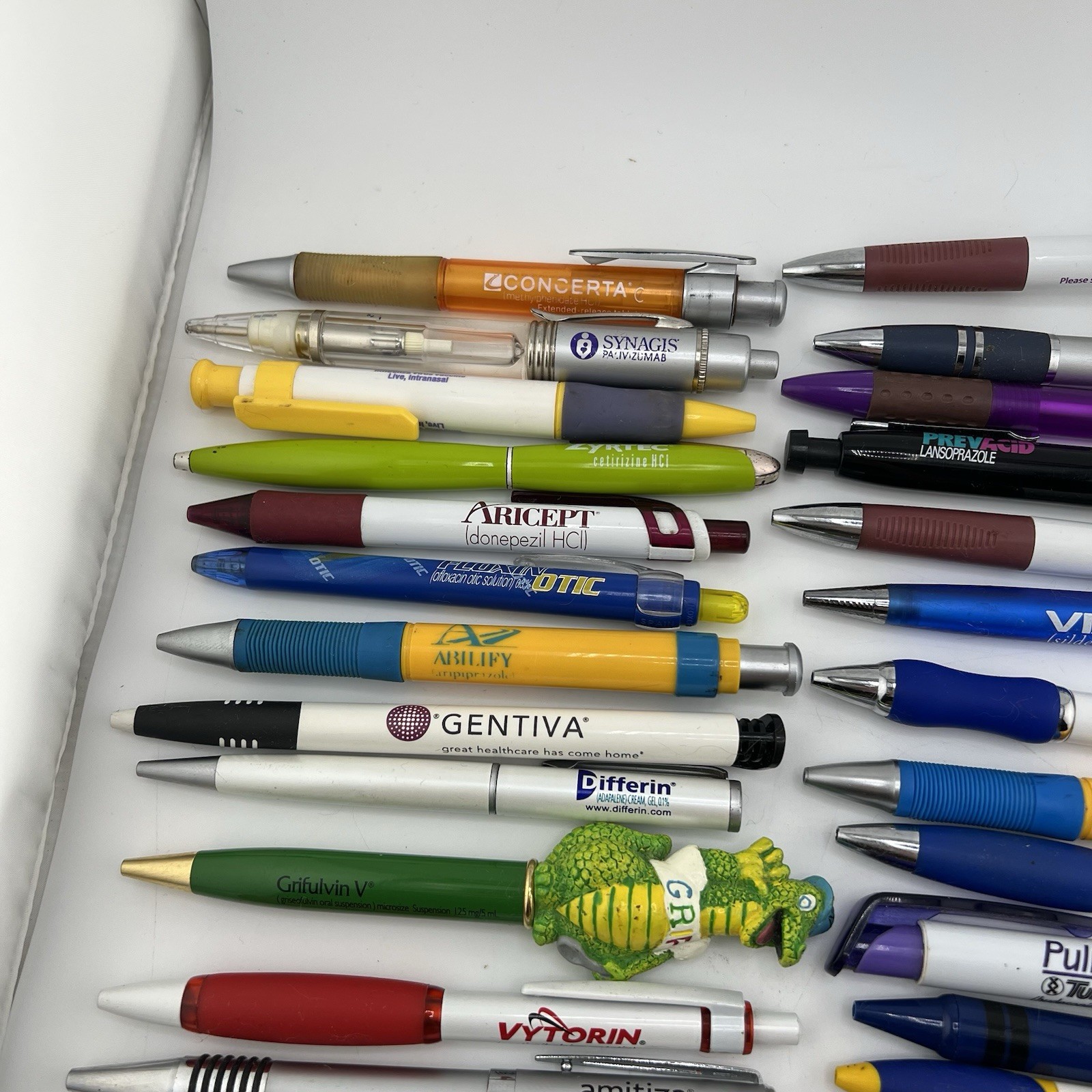 Advertising Pharmaceutical Promo Pens Various Drug Rep, Lot of 34 Ambien viagra