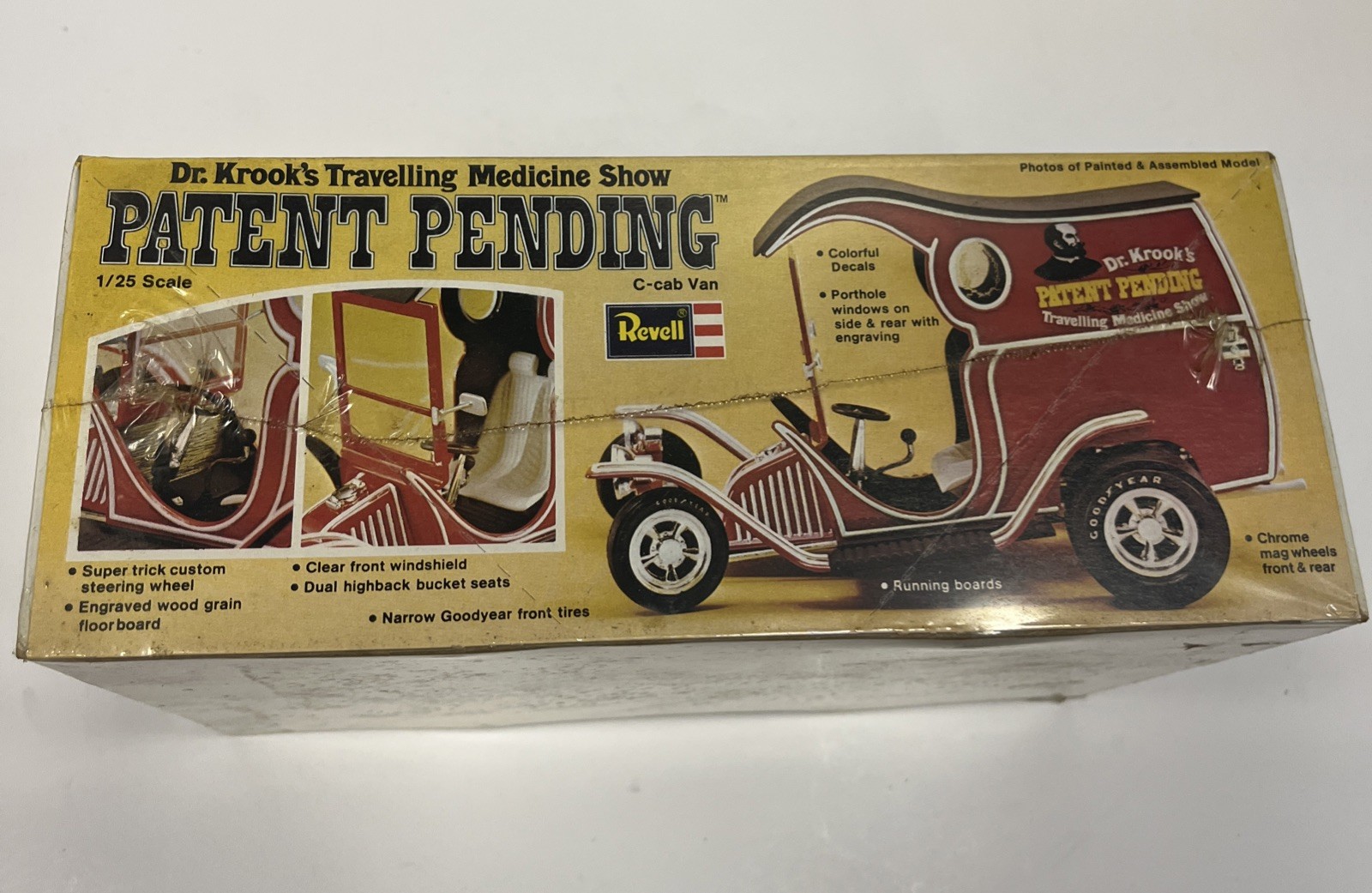 Vintage Revell Patent Pending Dr Kook’s Travelling Medicine Show Model Kit NEW