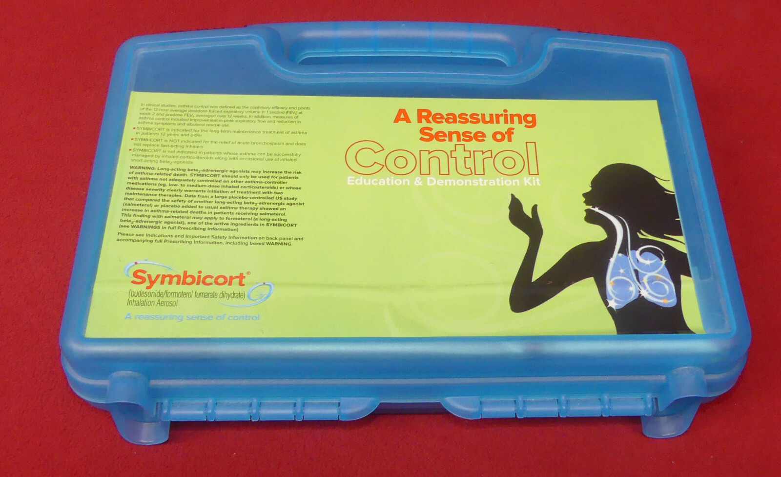 RARE Symbicort Education & Demonstration Asthma Kit w/ Pico-1 Meter AstraZeneca