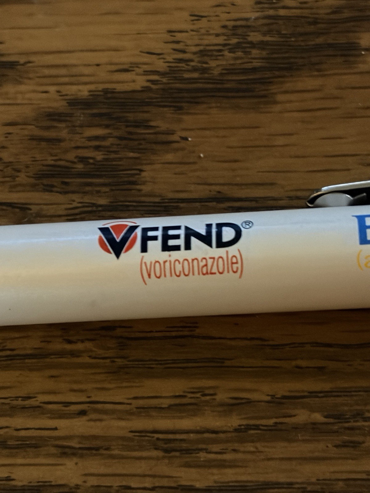 Vfend Zyvox Premium Metal PENLIGHT Drug Rep Pharmaceutical Promo Advertising