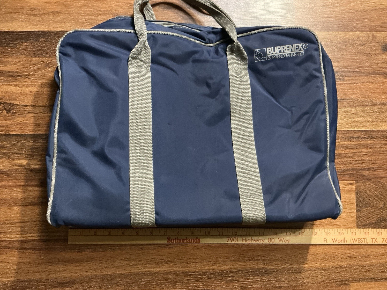 Buprenex Pharmaceutical Tote Bag + Travel Bag Drug Rep Swag Promo