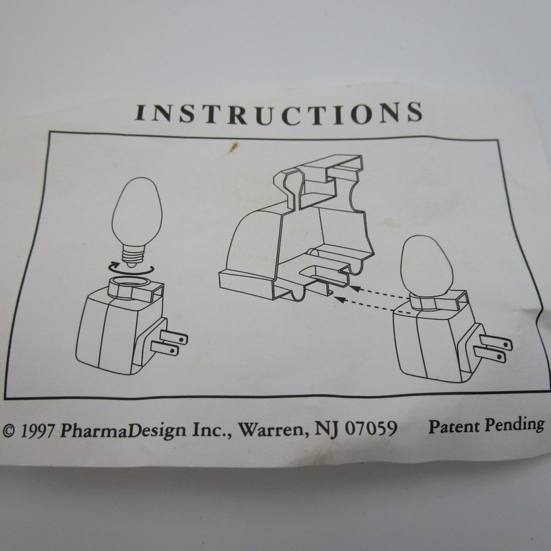 1997 PharmaDesign Infanrix Train Night Light Drug Rep Pharmaceutical Collectible