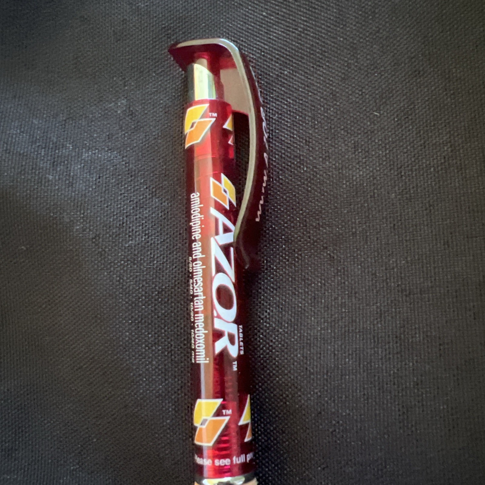 Azor Pharmaceutical Advertisement Drug Rep RX Pen Tested & Works