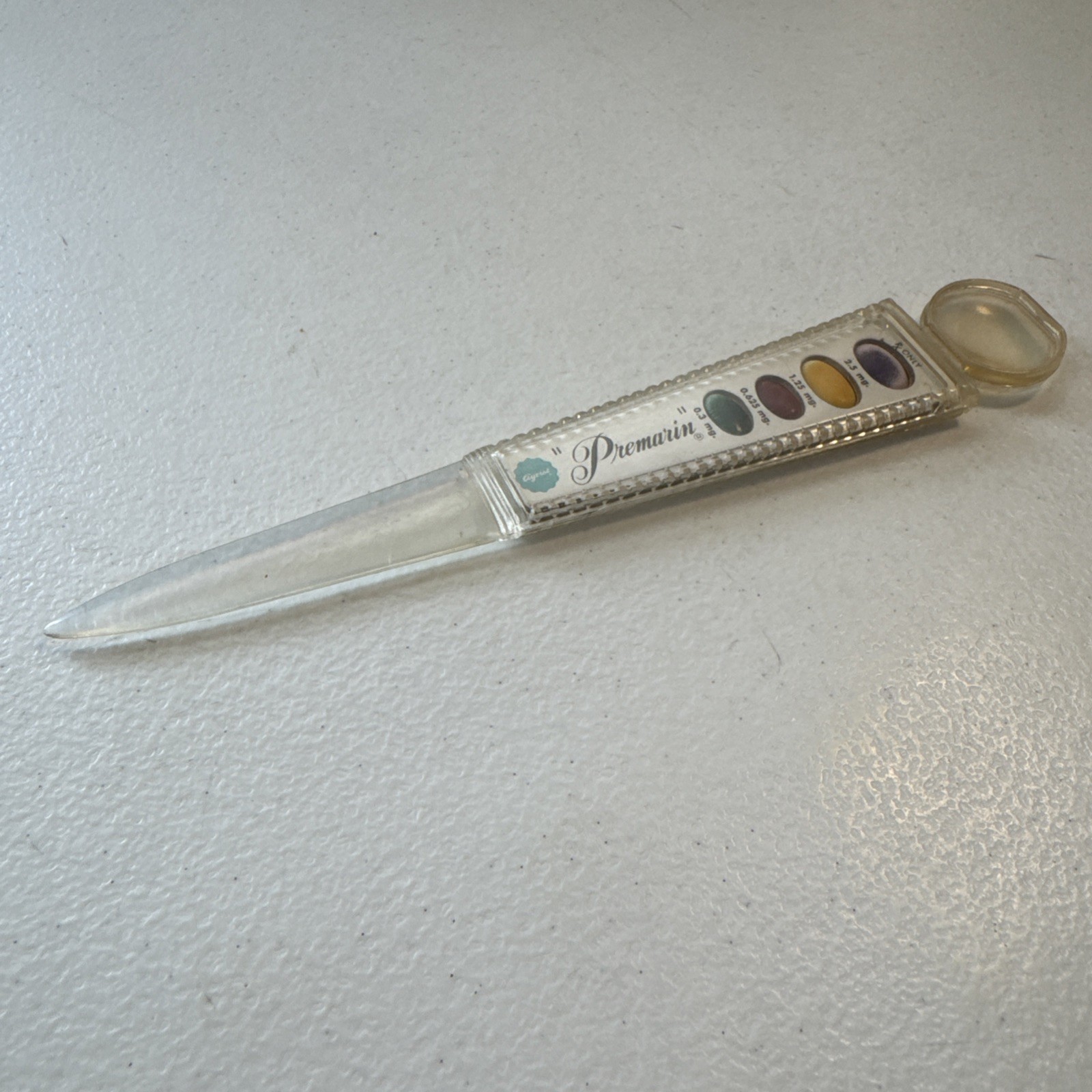 Vintage Ayerst Laboratories “Premarin” Estrogenic Advertising Letter Opener