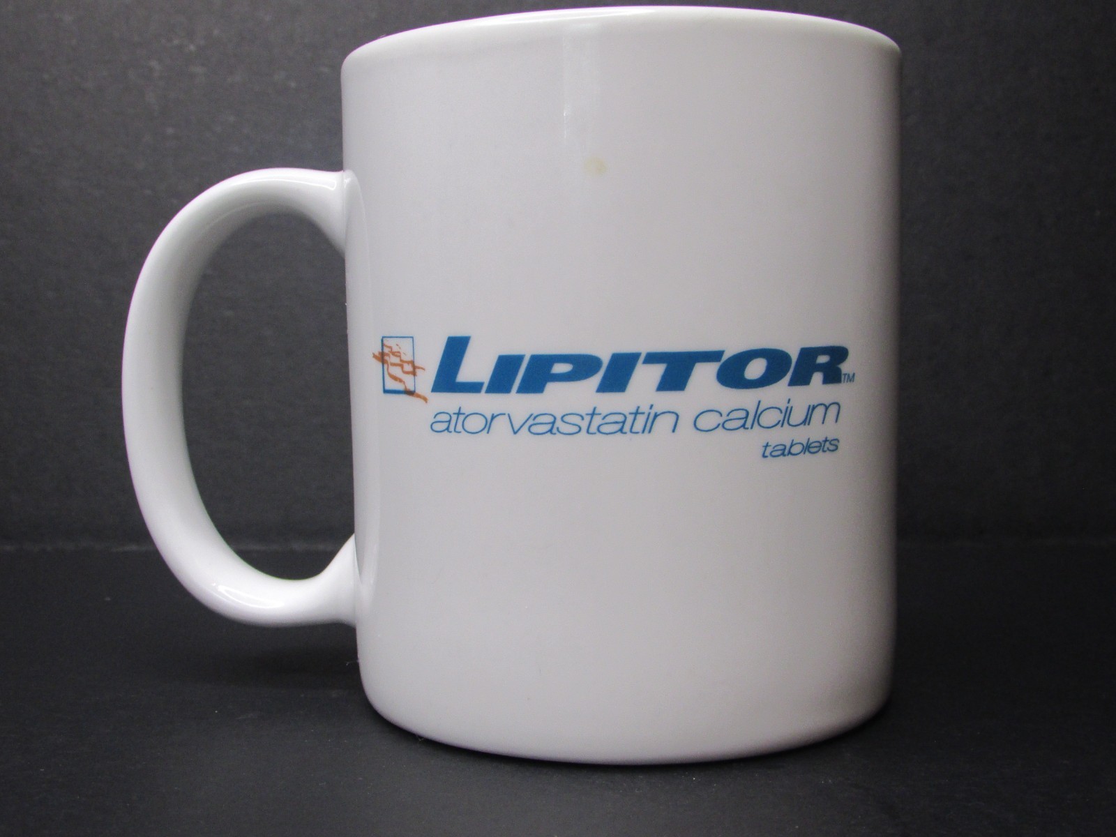 Vintage Pharmaceutical Promo Lipitor Atorvastatin Coffee Mug Teacup