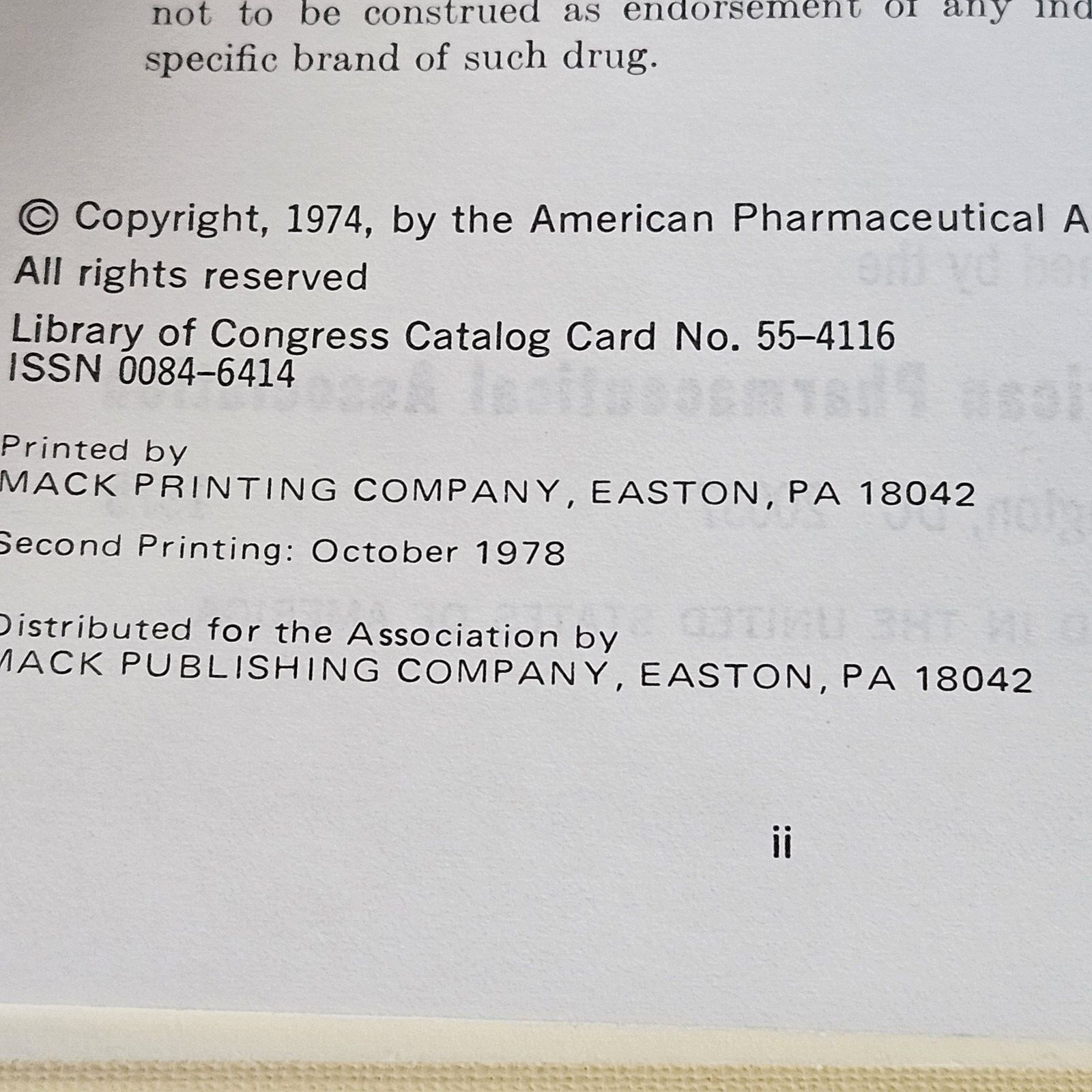 National Formulary American Pharmaceutical Association 14th Edition 1975
