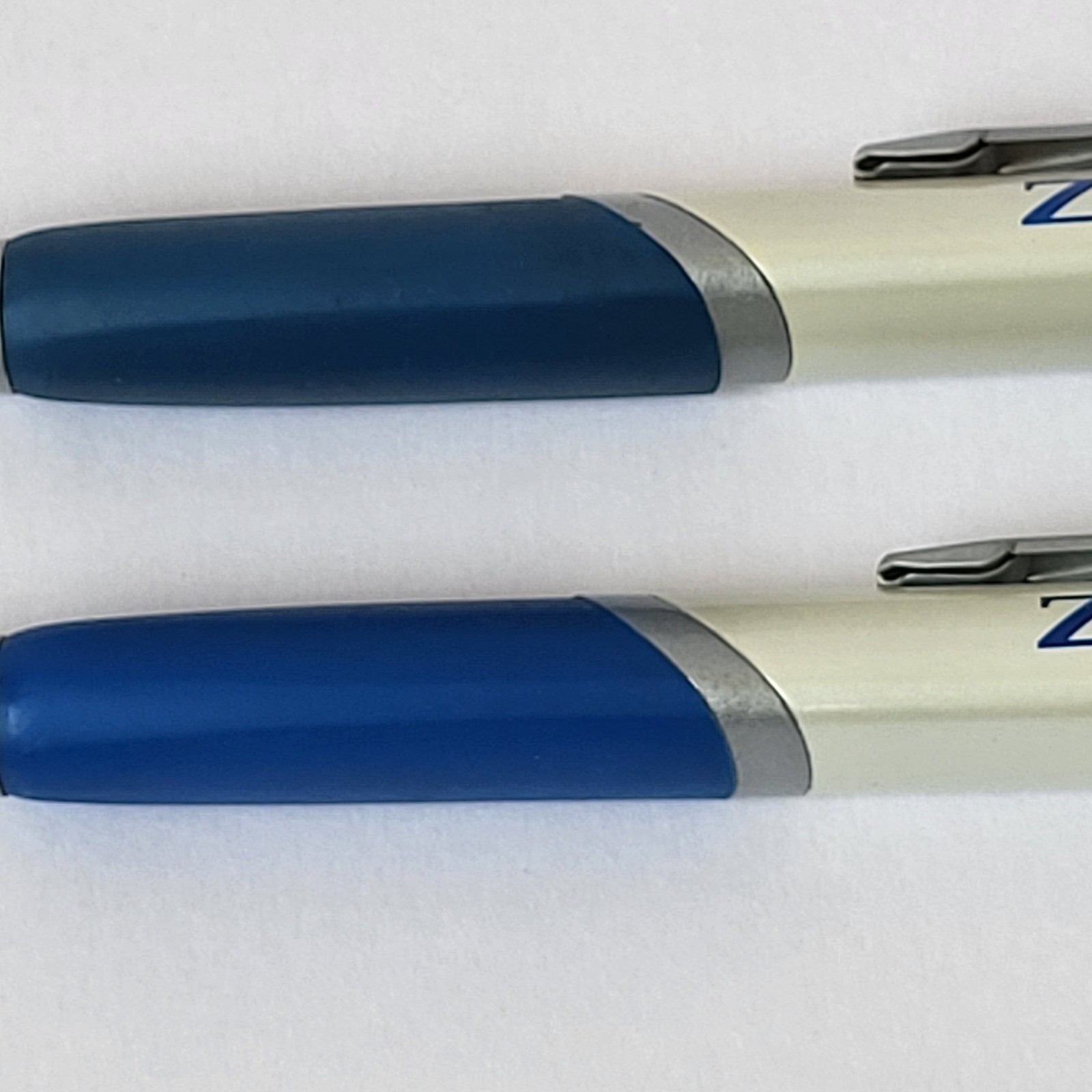 Zoloft Triangular Metal Pens (2) Drug Rep Pharma RX Promo Advertise Collectibles