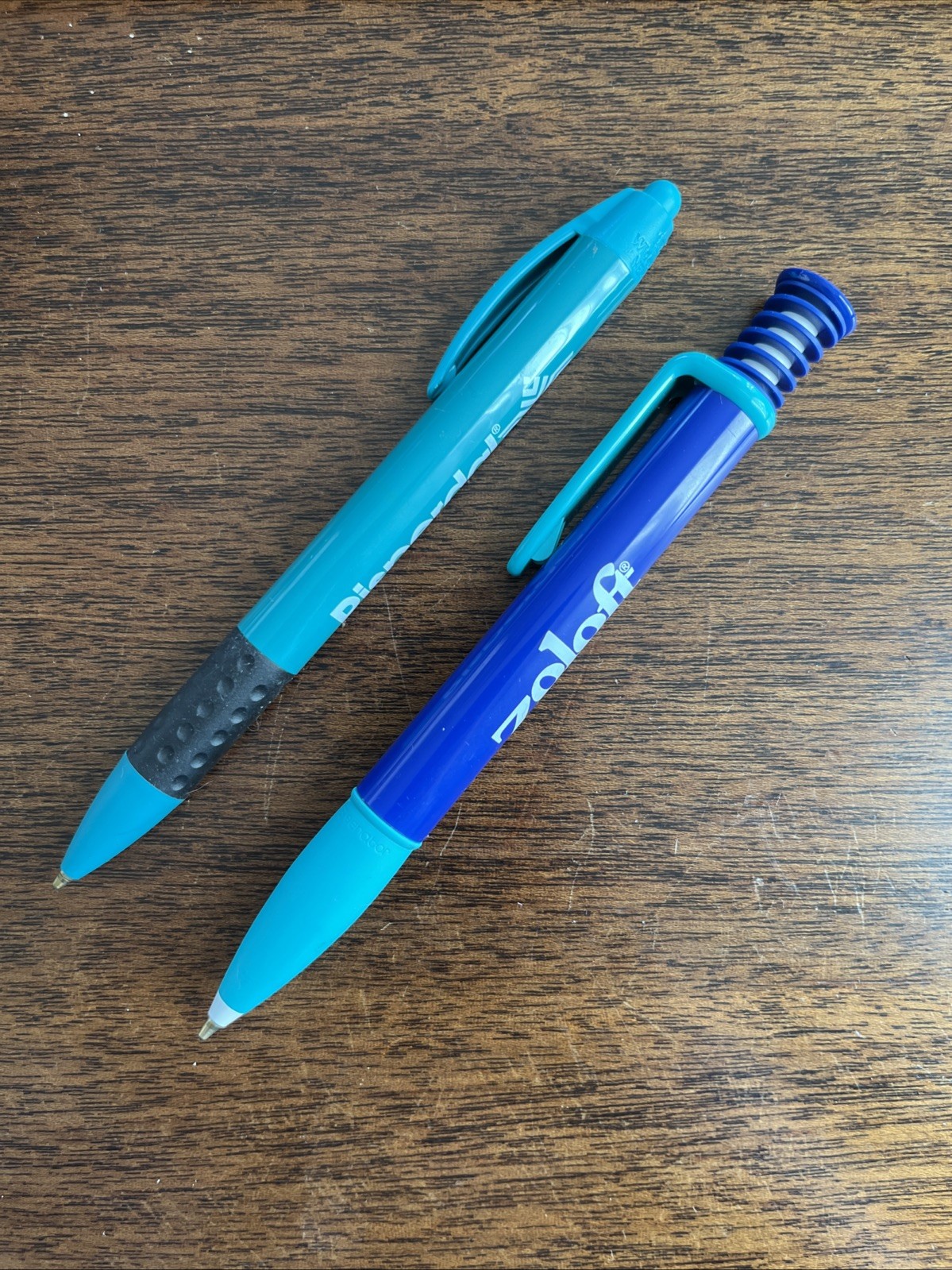 Lot of 2 Drug Rep ZOLOFT & RISPERDAL Collectible Pharmaceutical Pens Working