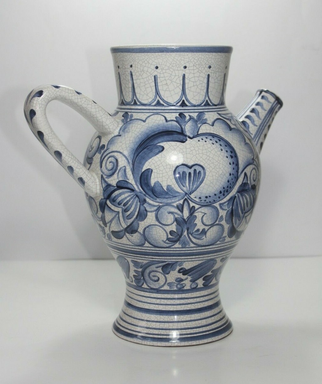 Italian Majolica Apothecary jar, Sirup Tamarin Dorum
