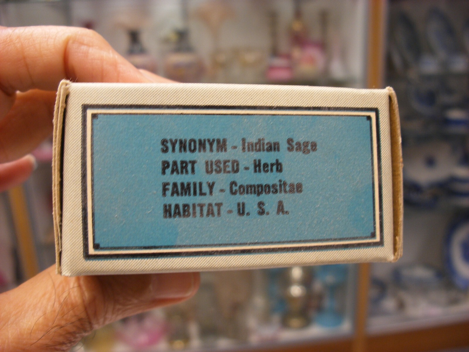 Vtg Medical Pharmacy Quack Cure Initial Line S. B. Penick Co. – Boneset