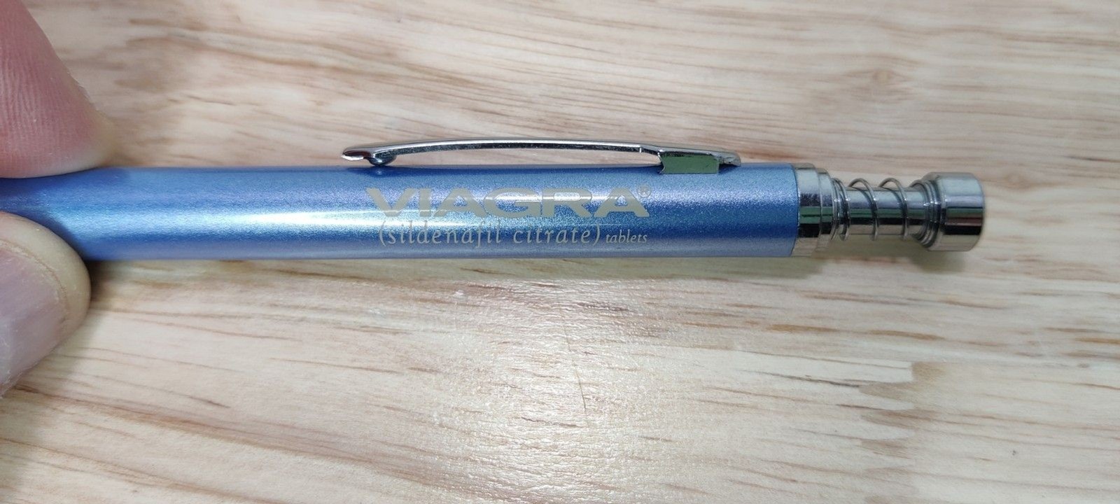 VTG Viagra Promo Ballpoint Pens Lot Of 2 Rep Advertising