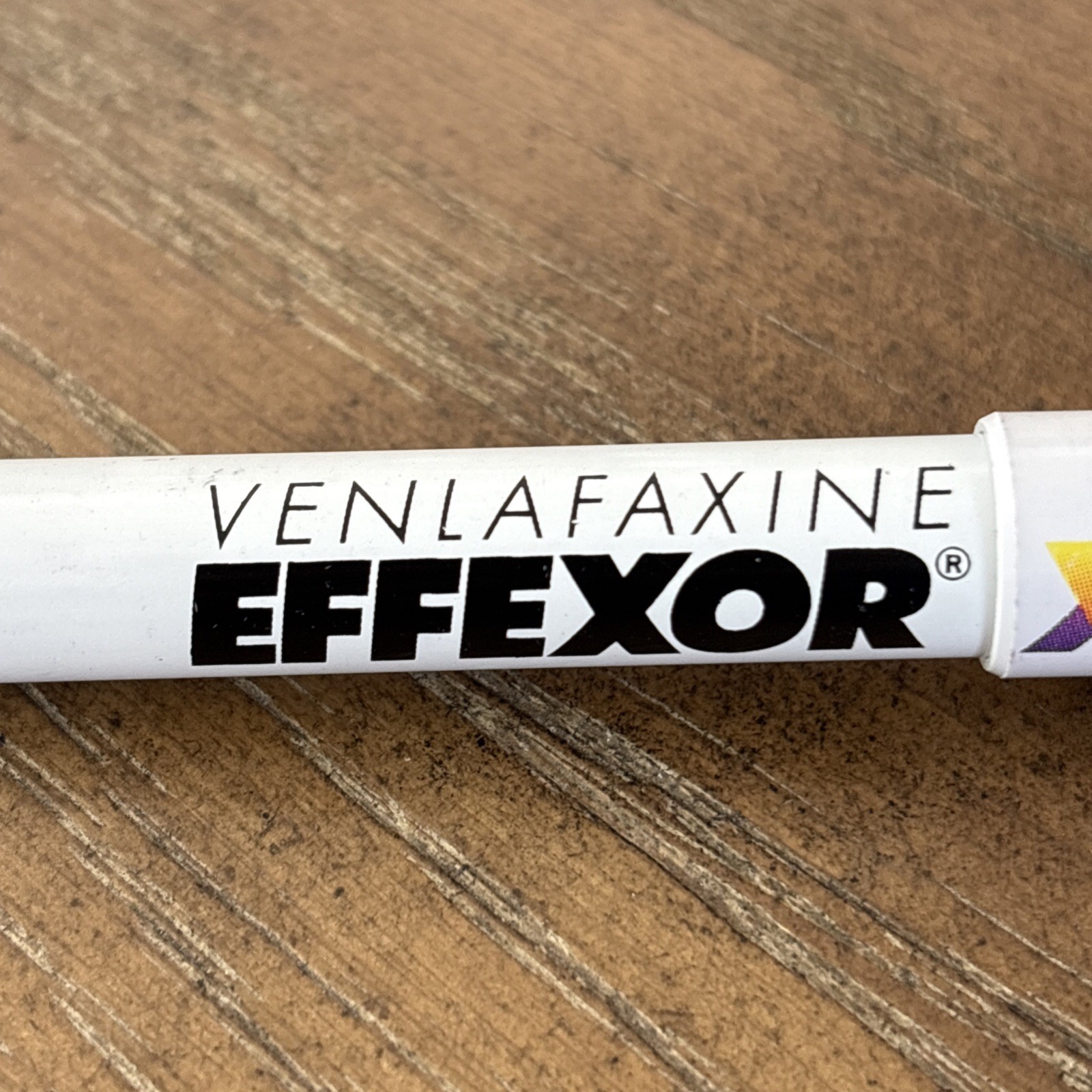 Effexor XR Drug Rep Pharmaceutical Advertisement Black Ink Pen