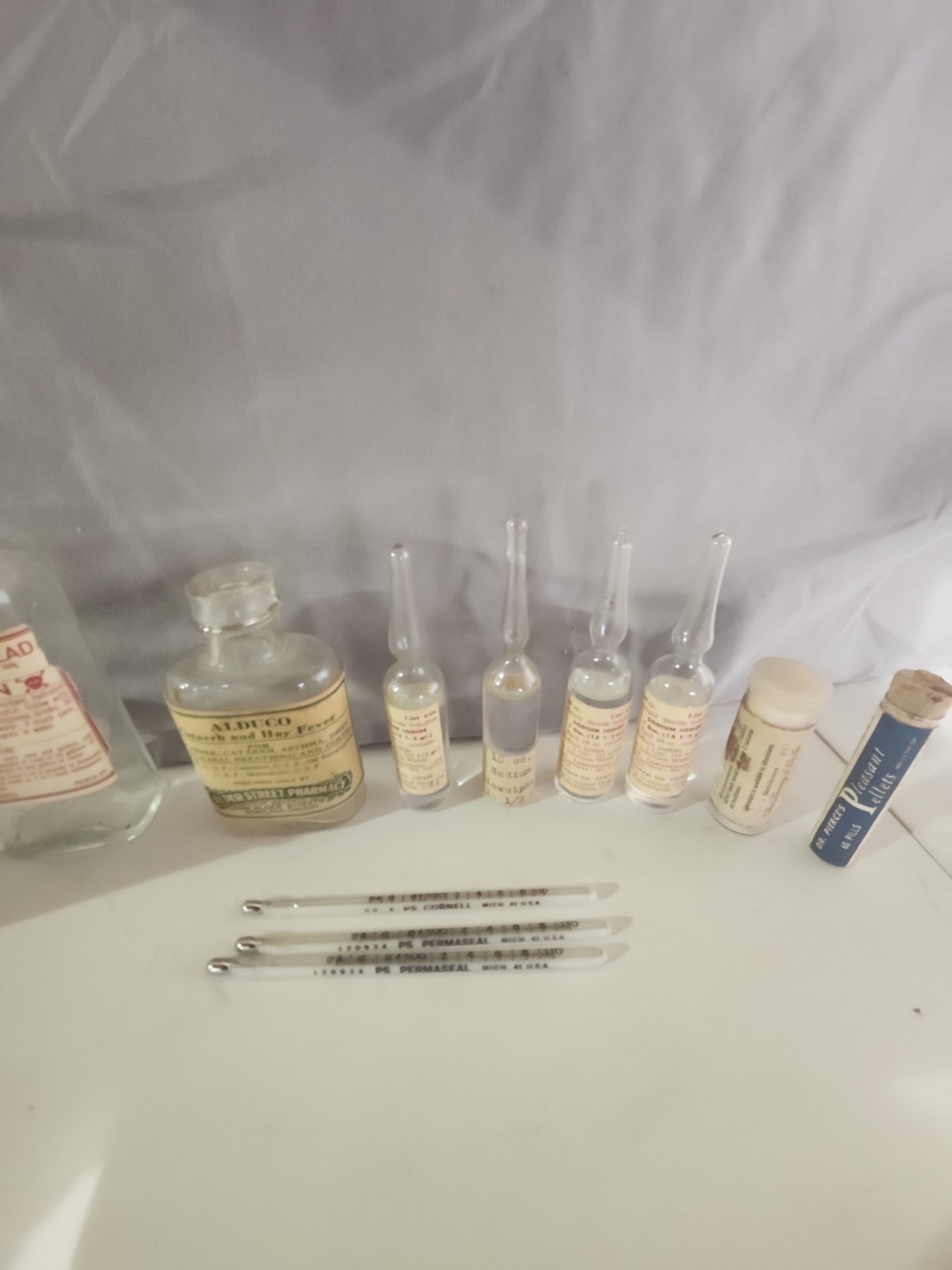 Antique Medical and Pharmaceutical Collection- 12 Pcs