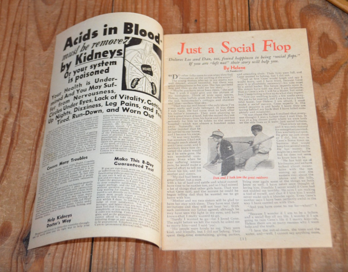 Vintage Advertising Booklet 1937 Knox Drugs Pharmaceutical Quack Medicine