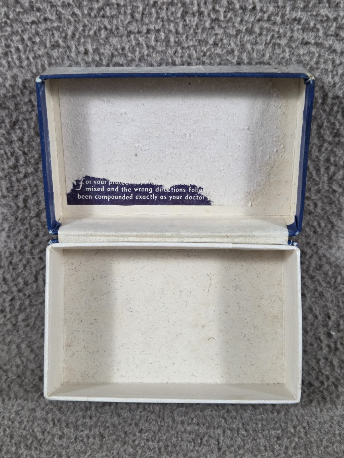 Central Drug Store Prescription Medicine Box Rexall Charlevoix Michigan