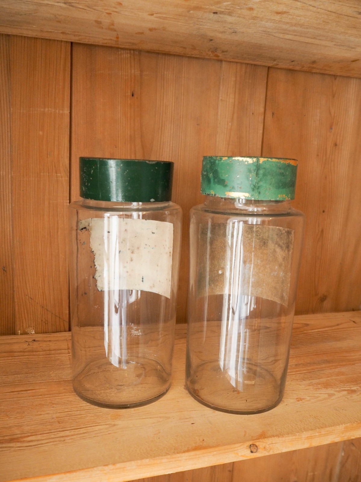 Pair of Vintage / Antique Large Apothecary Chemist Bottles