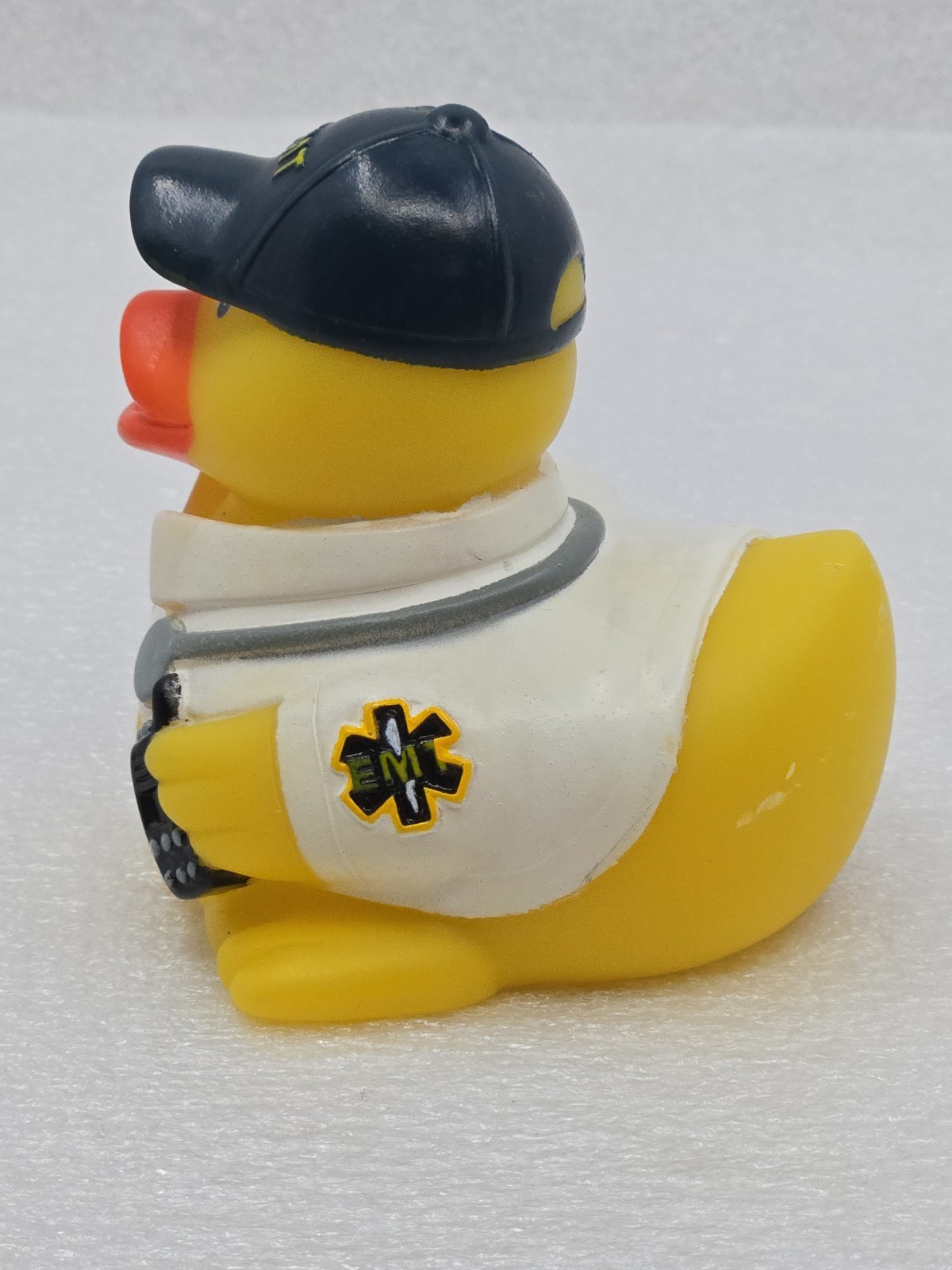 Pharmaceutical Healthcare Promotional Novelty Vinyl Yellow Ducks Lot Of 4 RARE