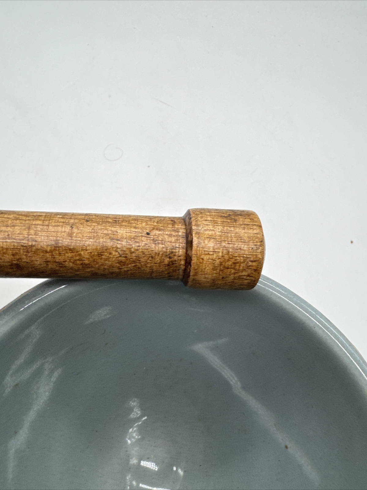 Vintage SCHERING Brown Ceramic Mortar Apothecary Pharmacy RX With Pestle