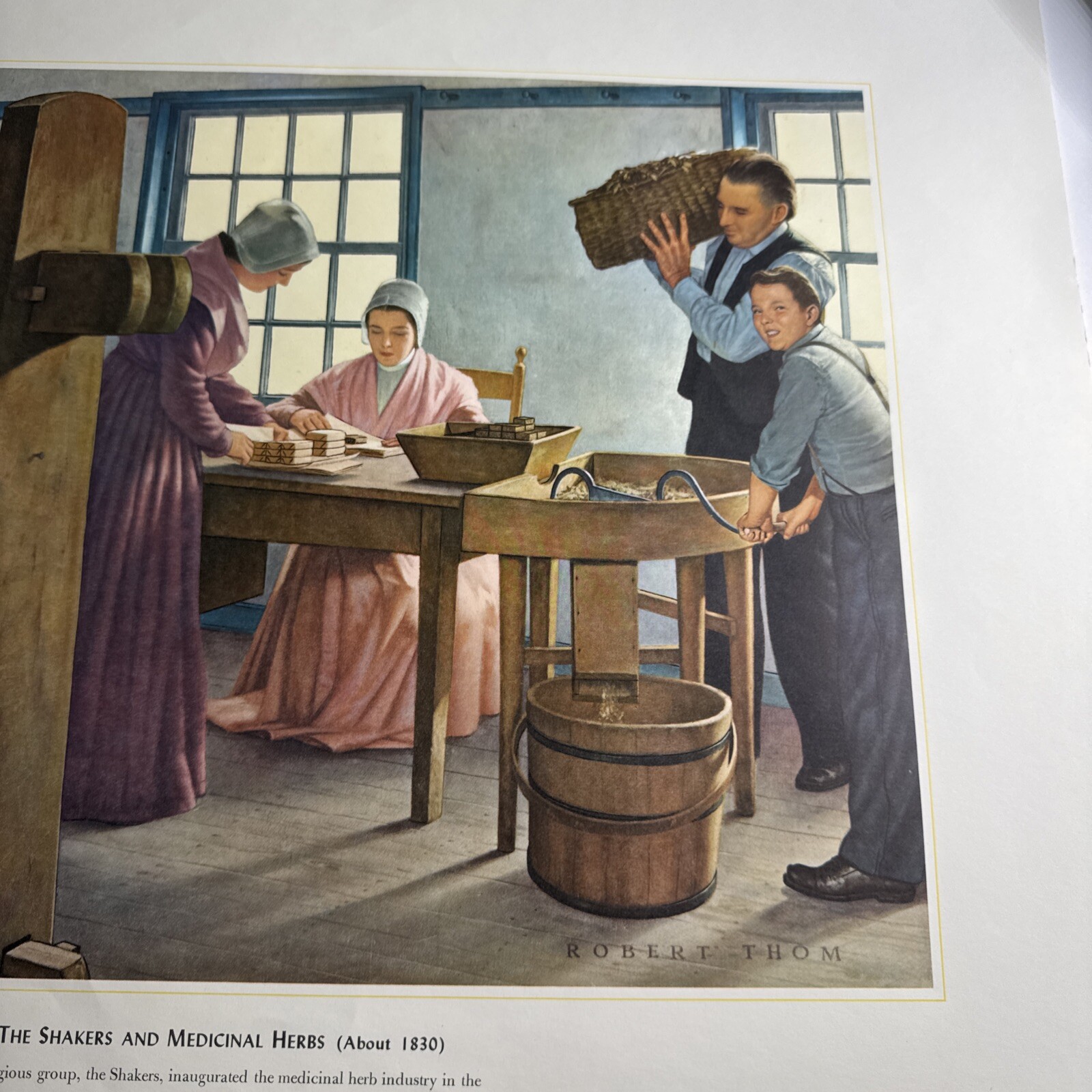 A HISTORY OF PHARMACY IN PICTURES 1954 PRINT#26 Great Gift For Doctor 22″×18″