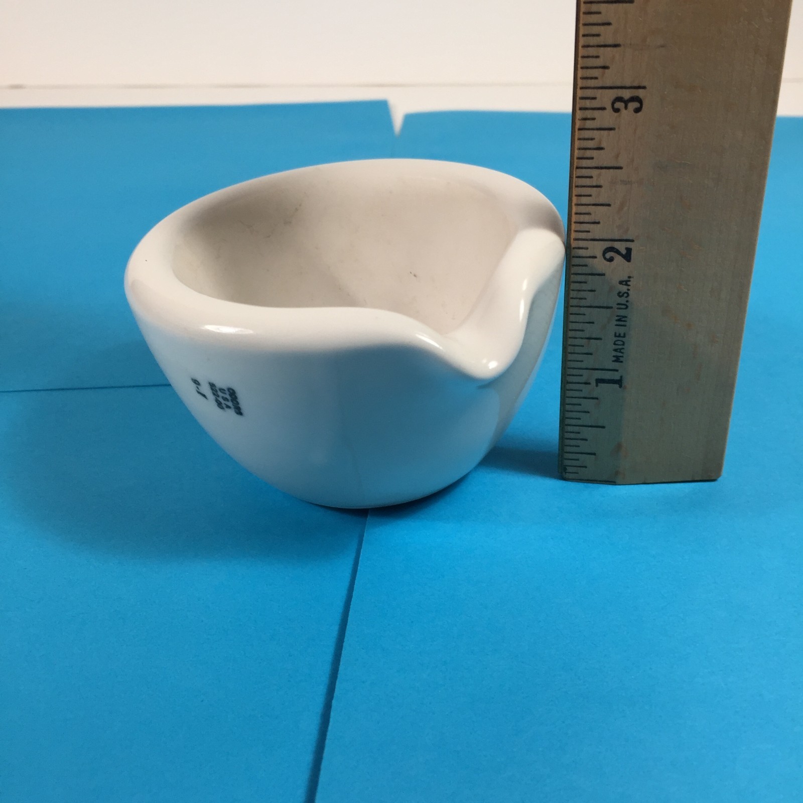 Coors USA 522-00 Porcelain Heavy Small White Apothecary Lab Mortar-No Pestle