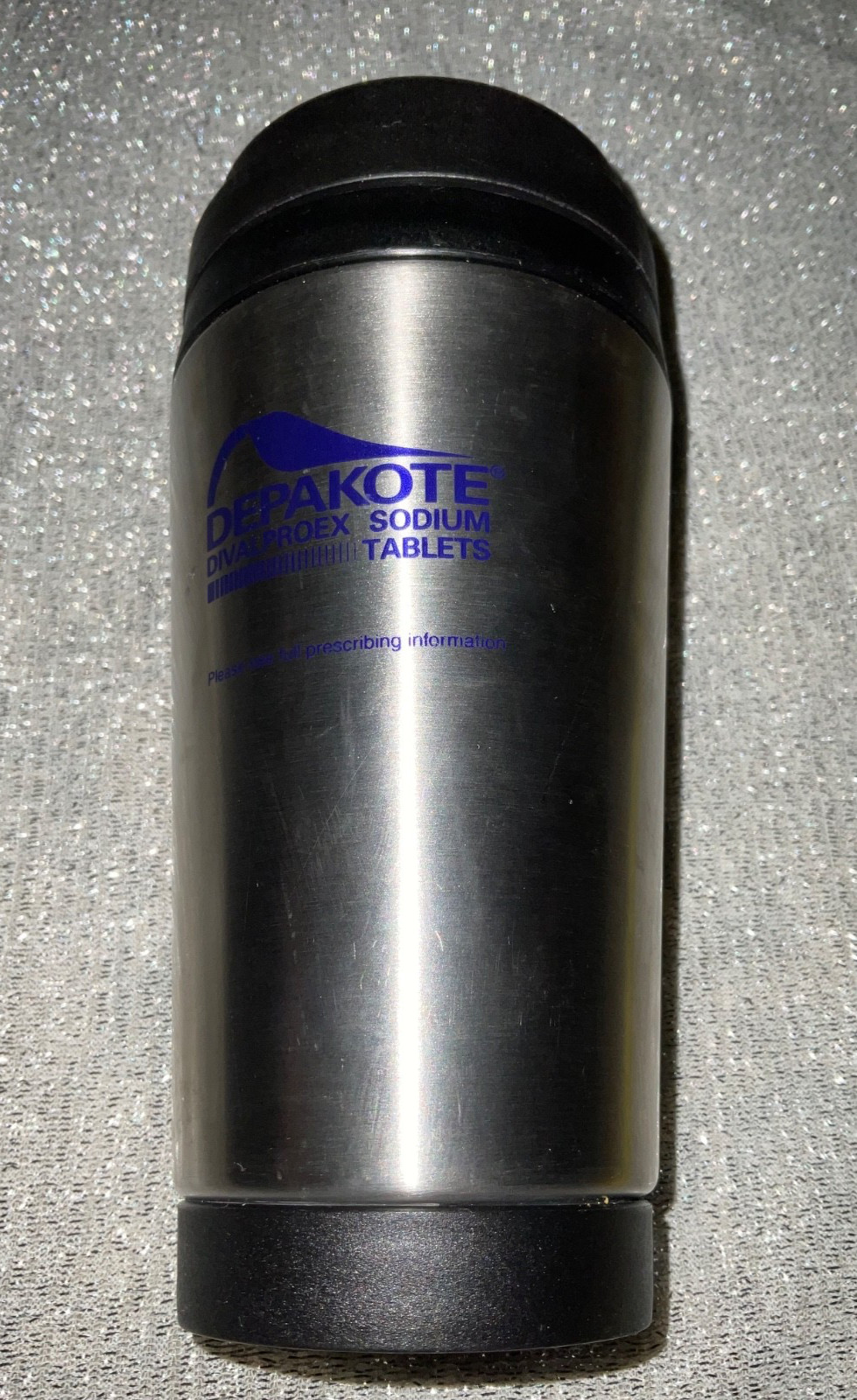 Depakote Drug Rep Tumbler Blue Travel Mug Pharma Advertising Insulated See Pics