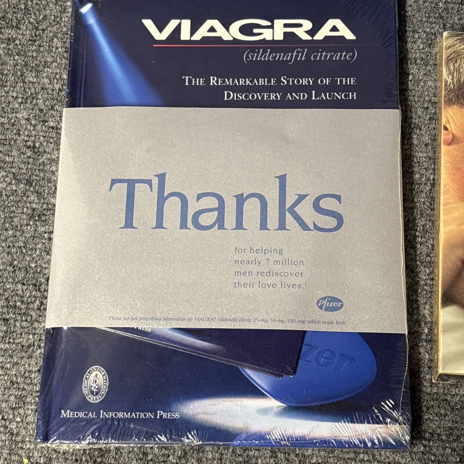 Viagra Promotional Media Lot Books DVD VHS Two Sealed
