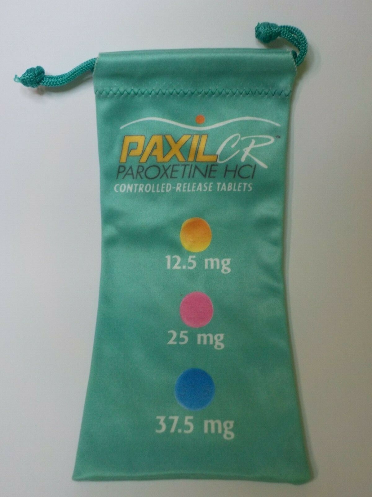 DRUG REP PAXIL CR PAROXETINE HCI EYEGLASS CASE/BAG