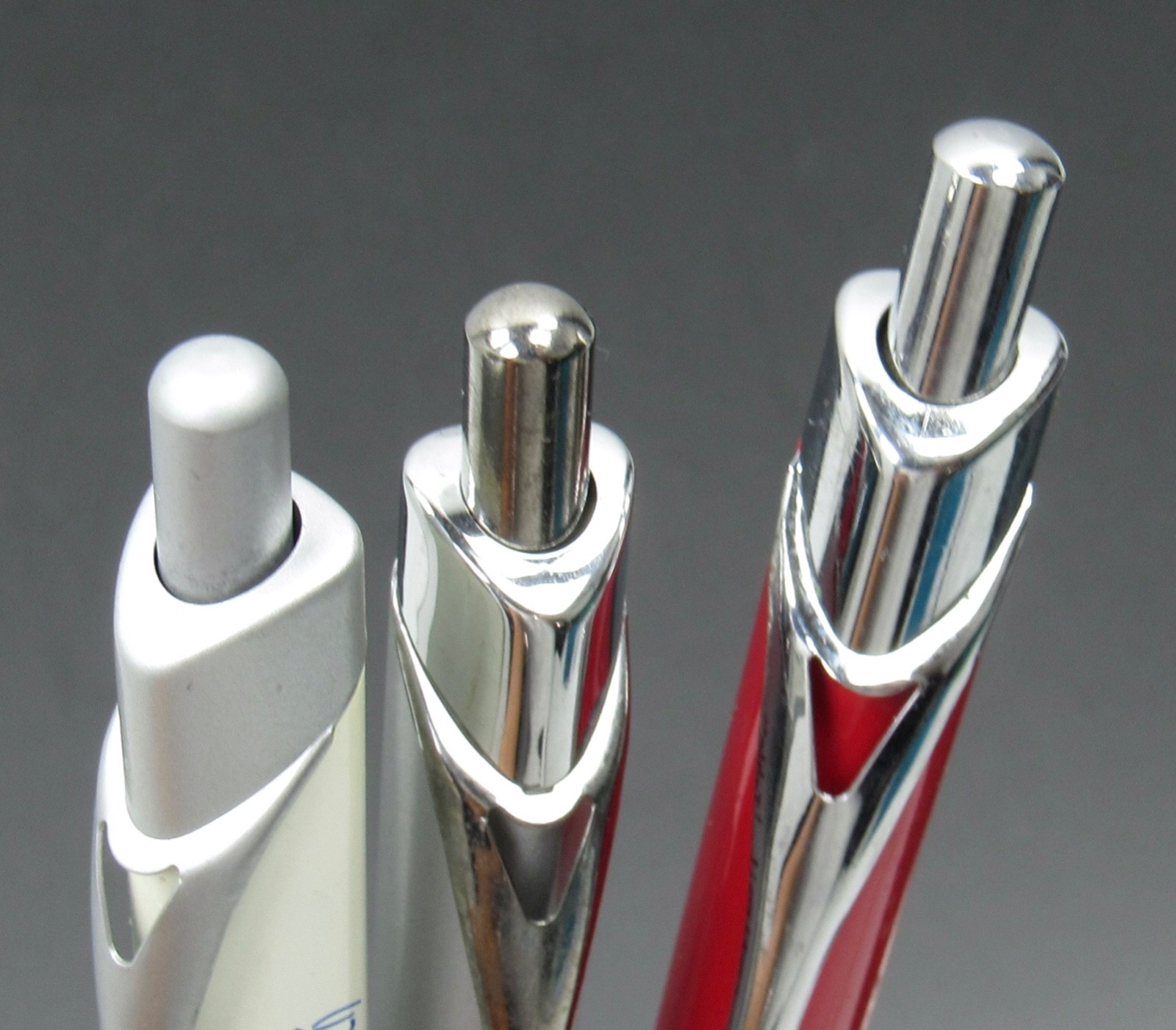 Ketek Zetia Zoloft Metal Triangular PENS Drug Rep Pharmaceutical Promo Lot of 3
