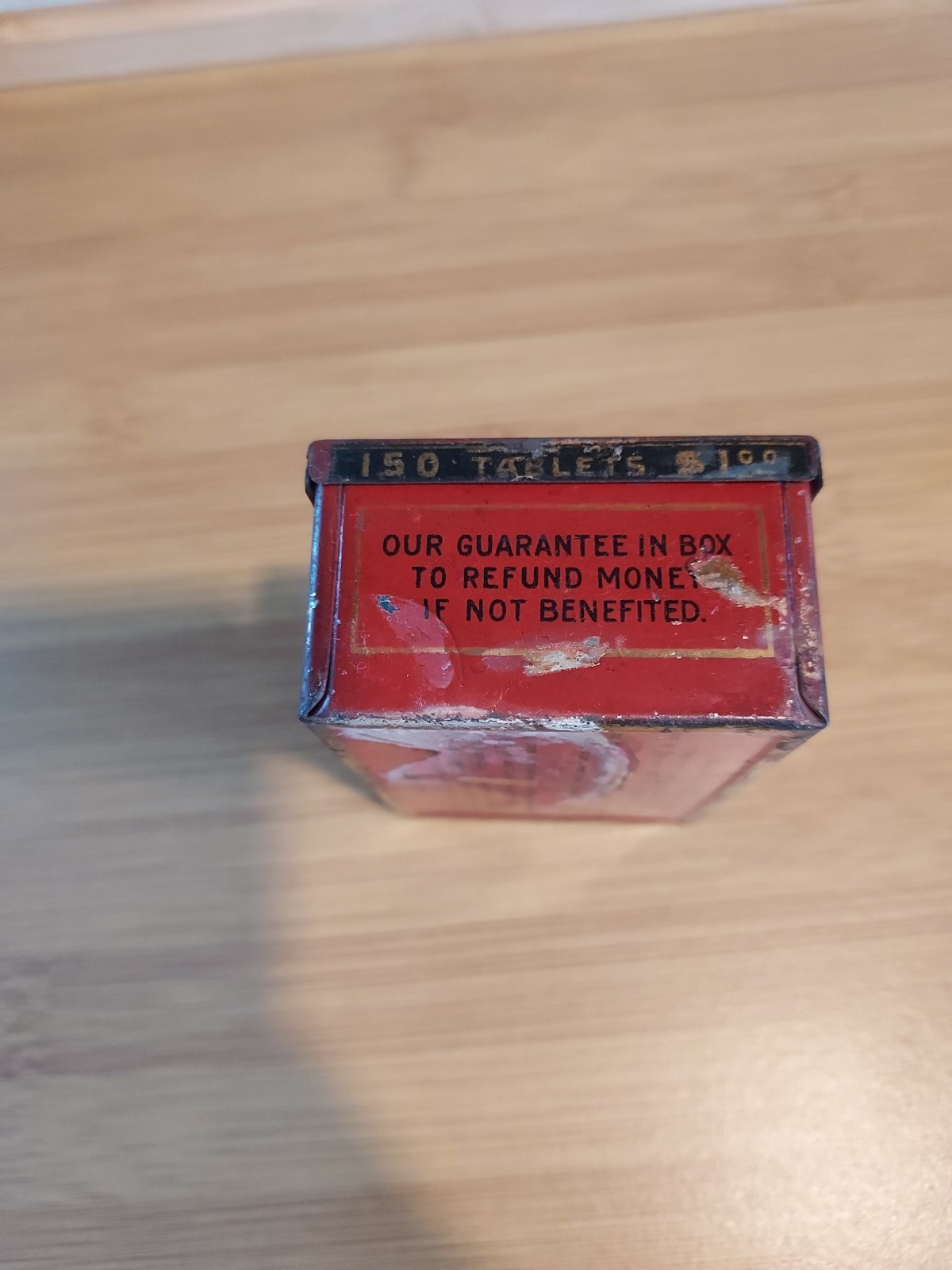 Vintage Herbal Medicine Tin Rival Herb Tablets Montreal Detroit Herbal Remedy