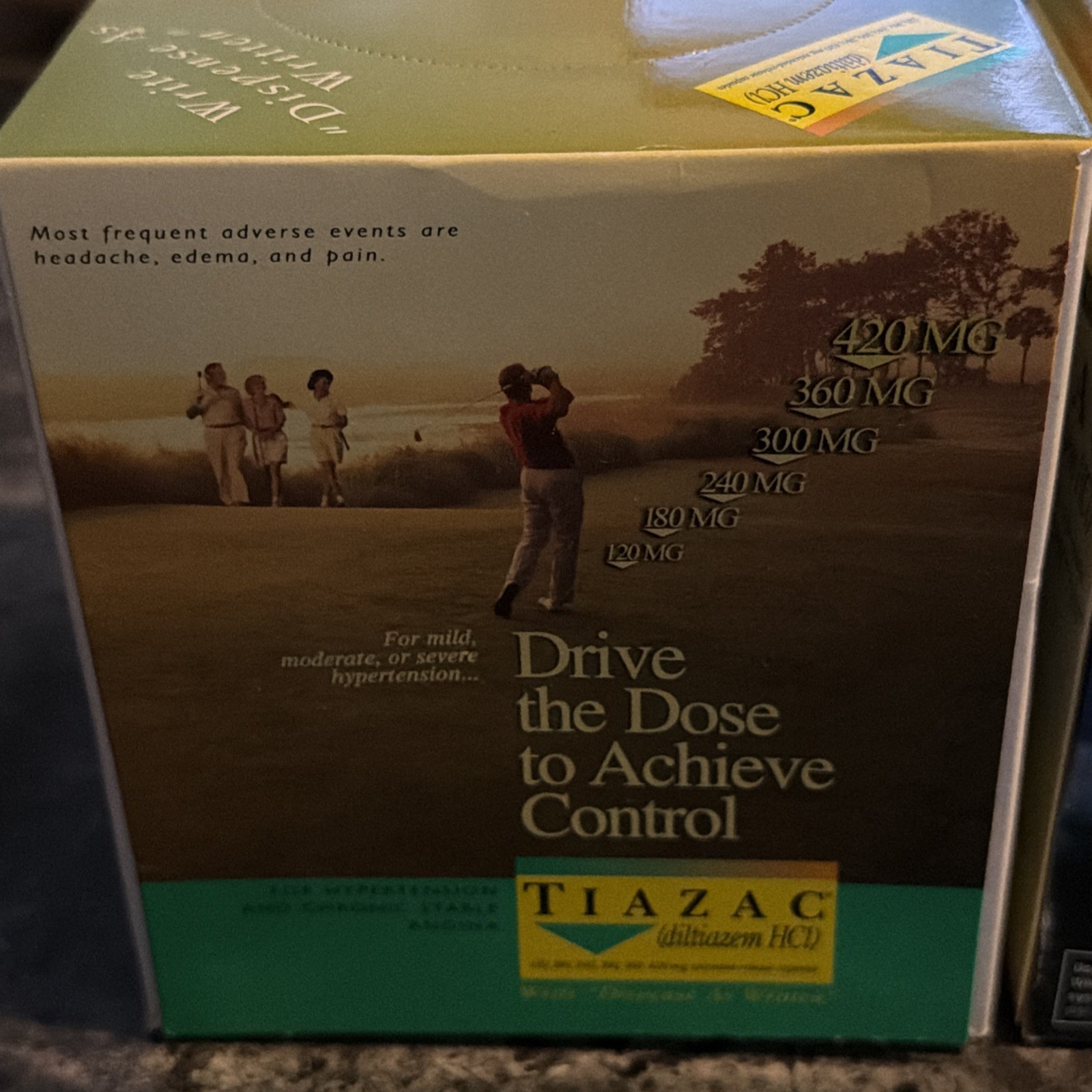 Forrest Pharma/Sankyo Pharma Tiazac Tissue Box Unopened Drug Rep Promo 2000s Lot