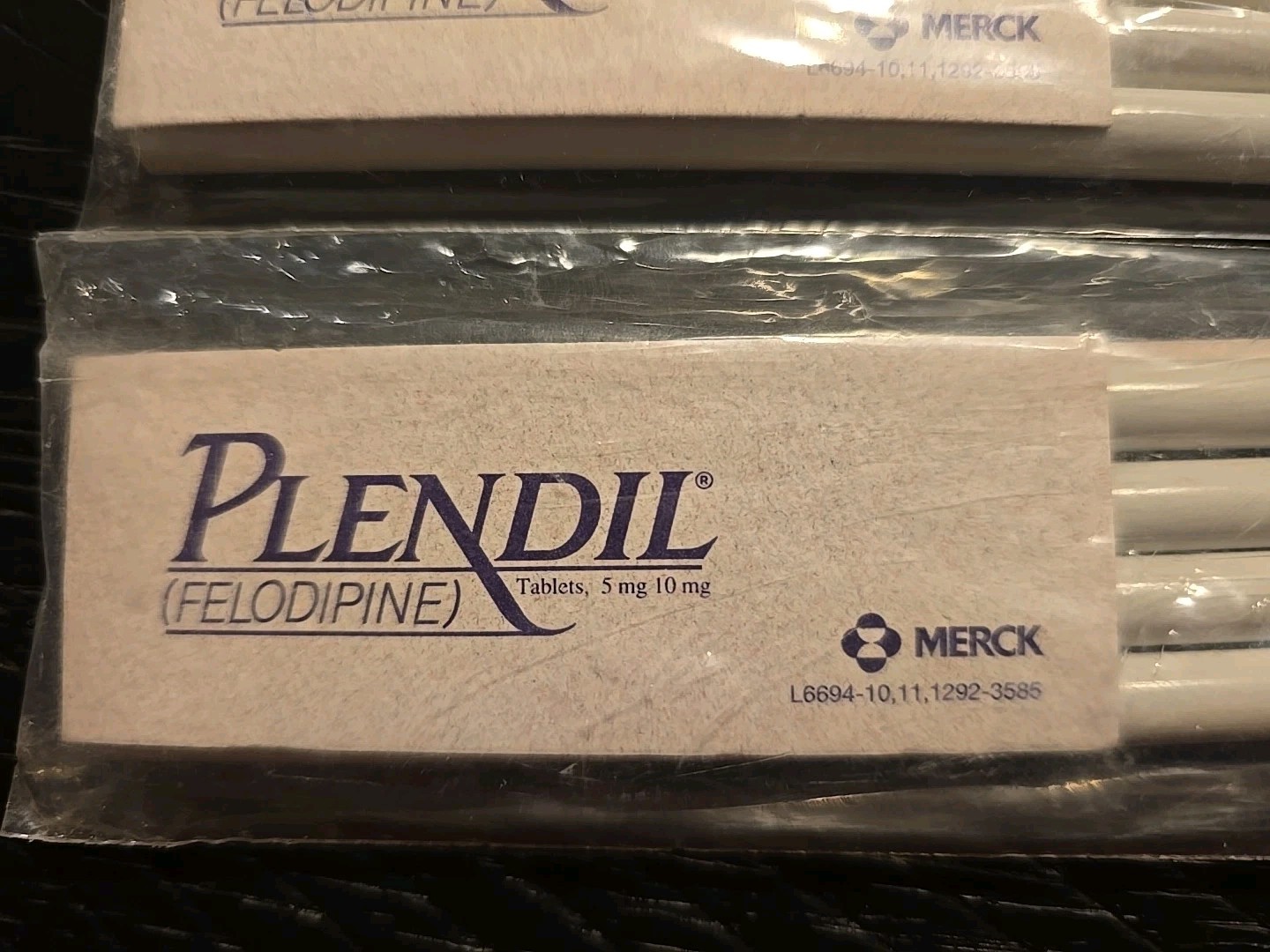 Plendil Pencils NIP 2 Packs (8) Drug Rep Pharmaceutical Advertising Pencil MERCK