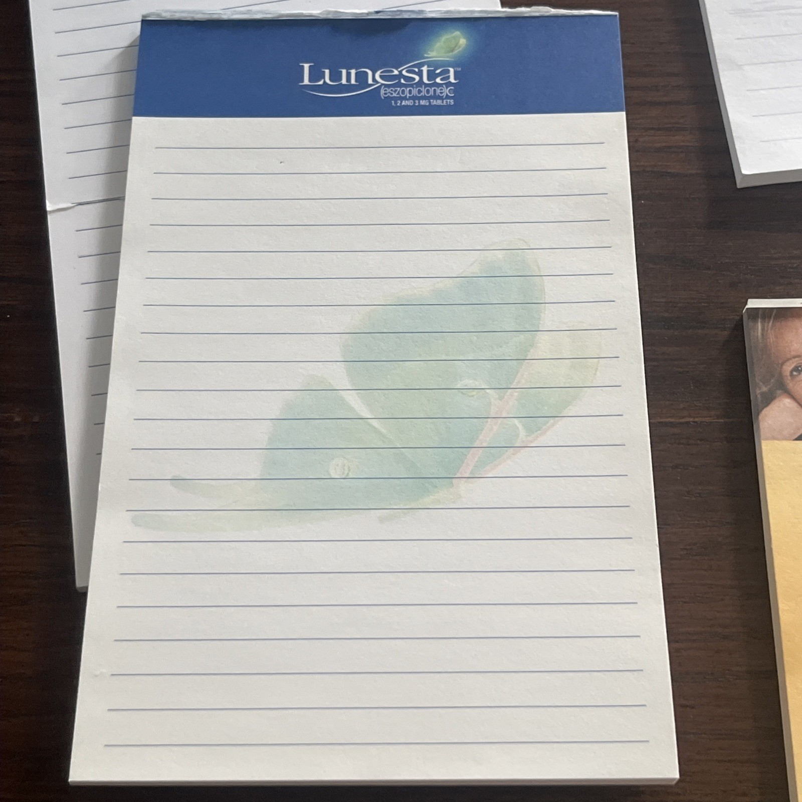 Lot Of 4 Vintage Discontinued Pharmaceutical Rep Swag Note Pads Premarin & More