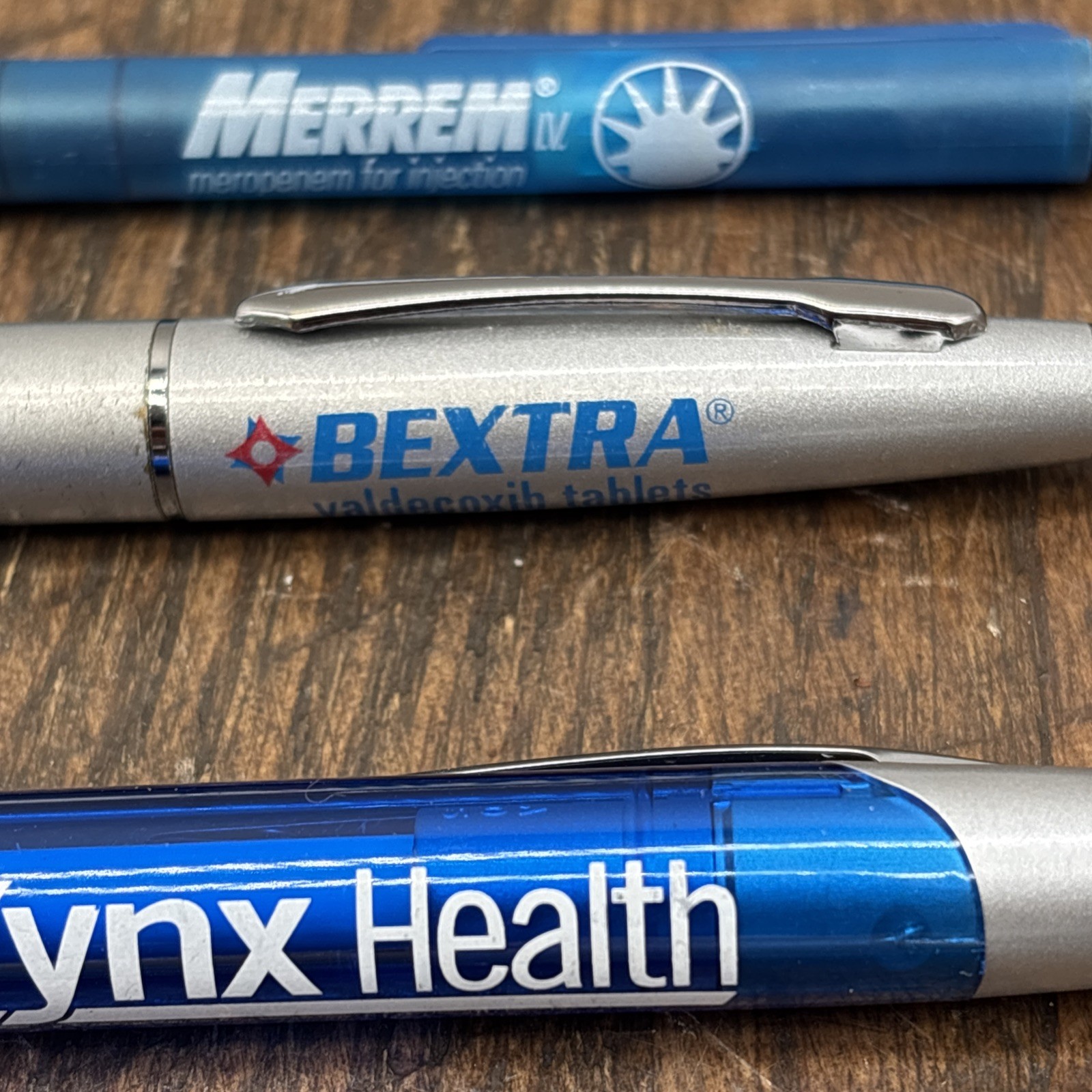 Lot 6 Pharmaceutical Drug Rep Pens Medical, Collectibles, Heavy Metal, Plastic