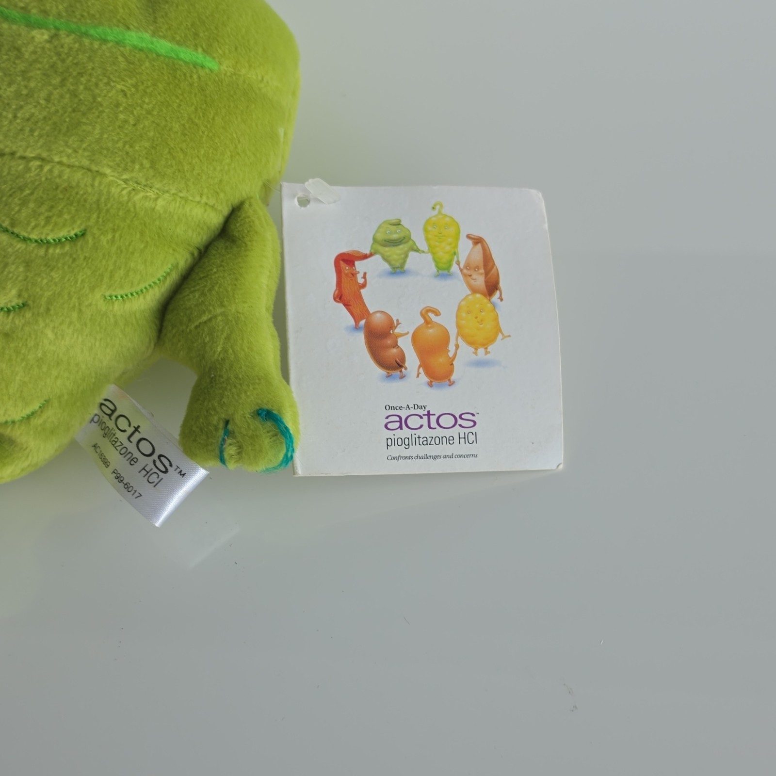 ACTOS PIOGLITAZONE Triglyceride Plush 8″ Medical Pharmaceutical Advertising Drug