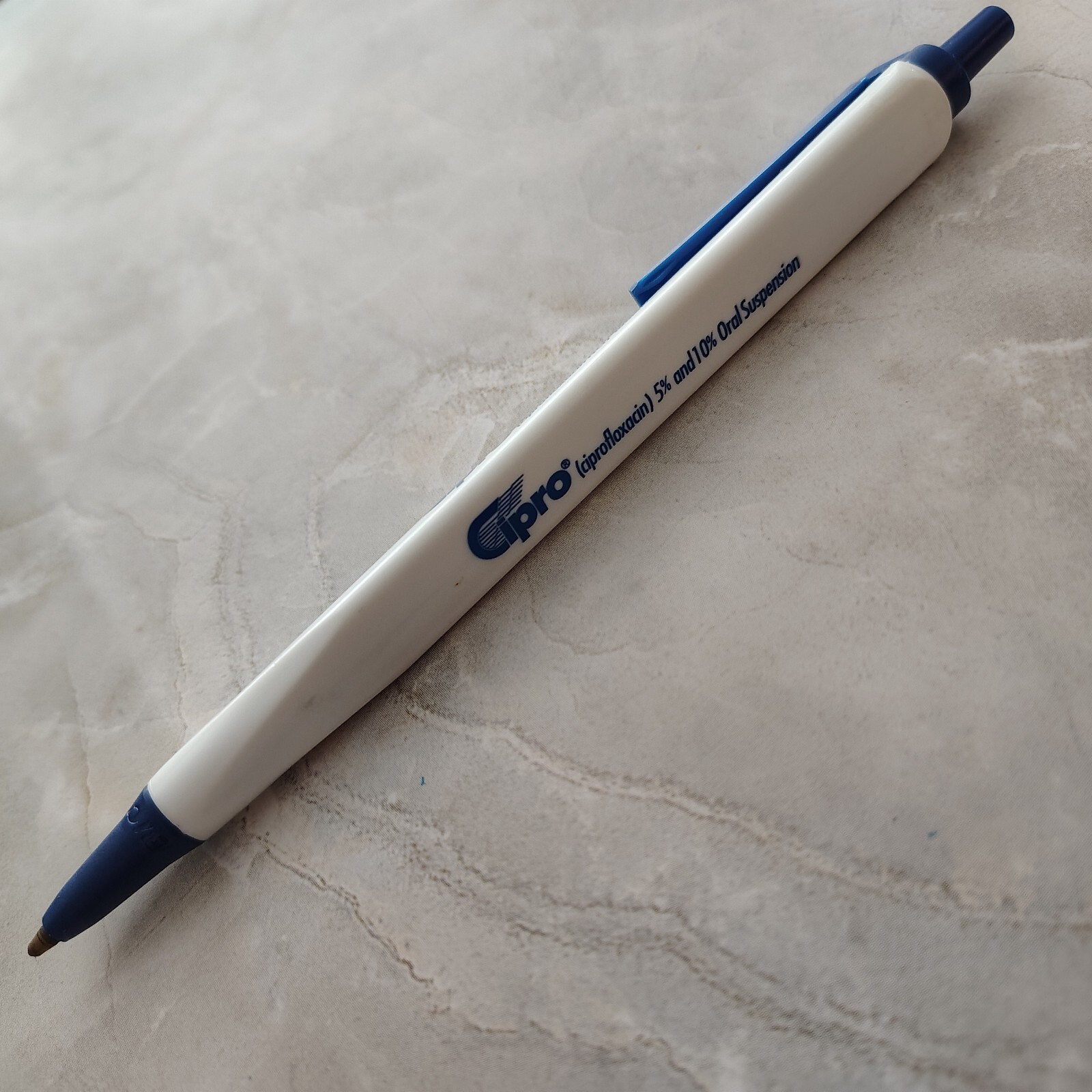 HTF CIPRO I.V. PEN Pharmaceutical Drug Rep Pen Vintage Retro Rare