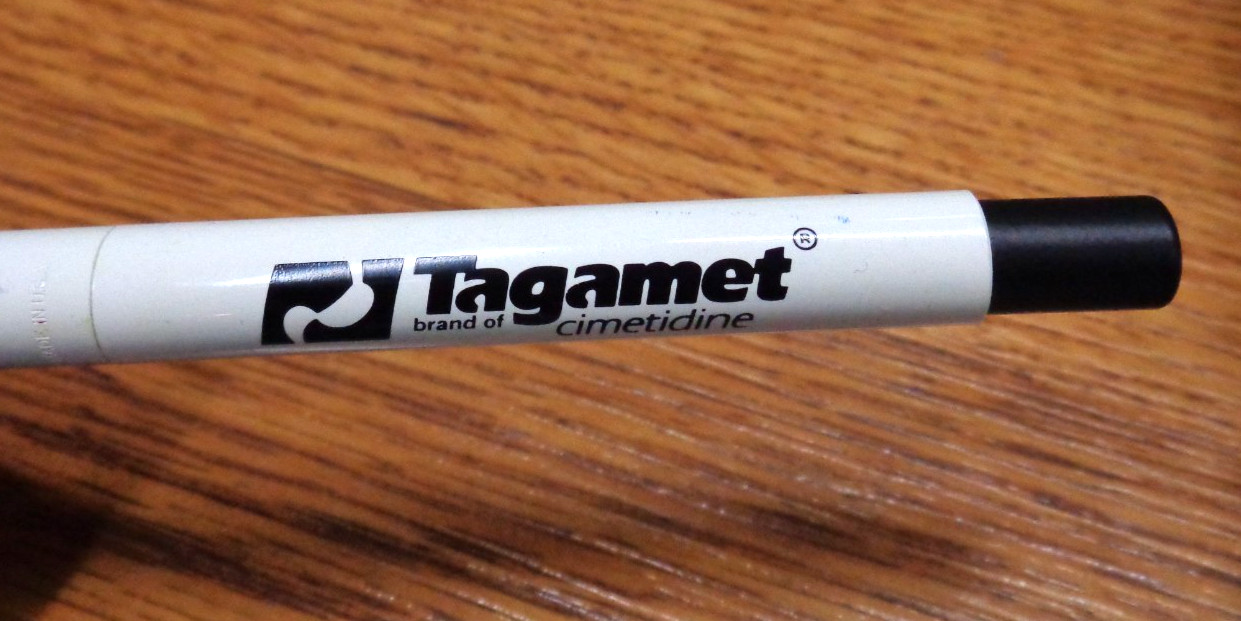PARKER USA Pharmaceutical Drug Rep Pen TAGAMET Cimetidine TESTED / WORKS