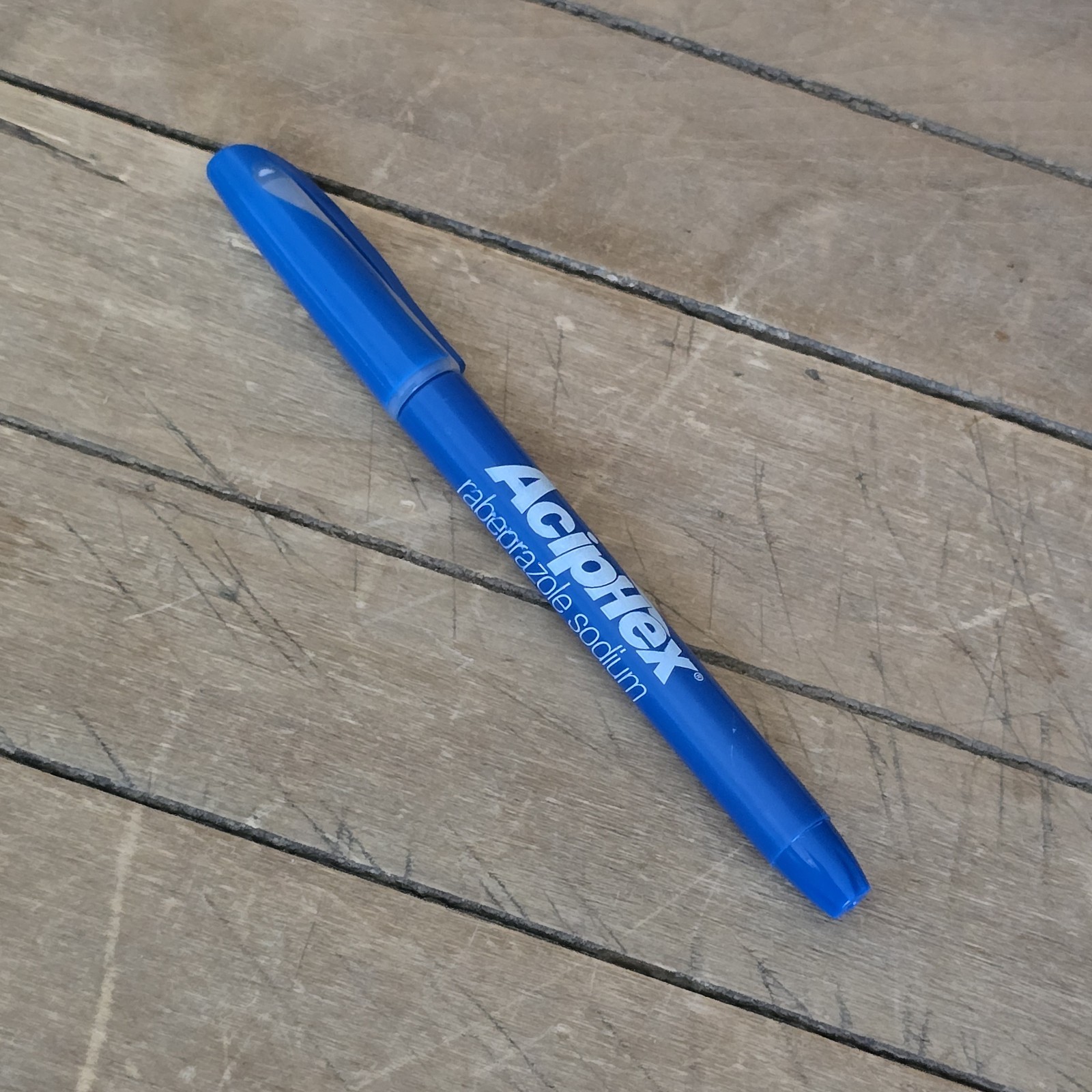 ACIPHEX Pharmaceutical Pen Blue HIGHLIGHTER Drug Rep Medical Advertisement