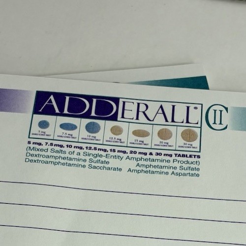 Lot Of 2 Vintage ADDERALL Note Pads Drug Rep Swag Pharmaceutical -Shire