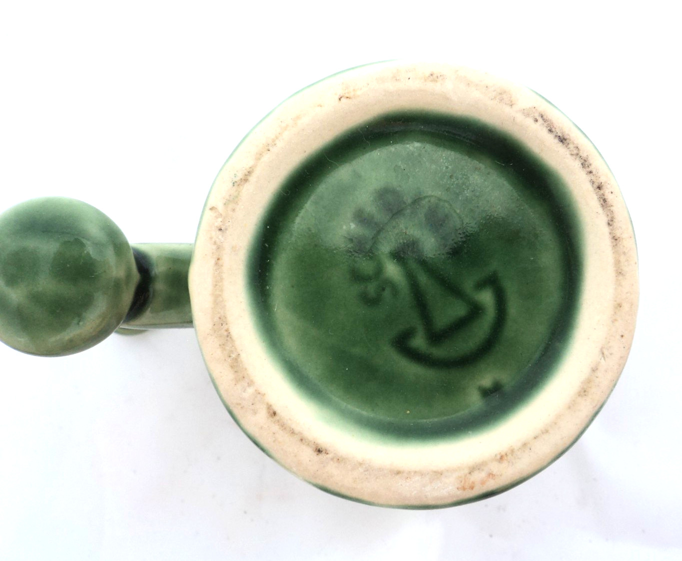 Vintage McCoy Green Schering Coricidin Pharmacy Mug