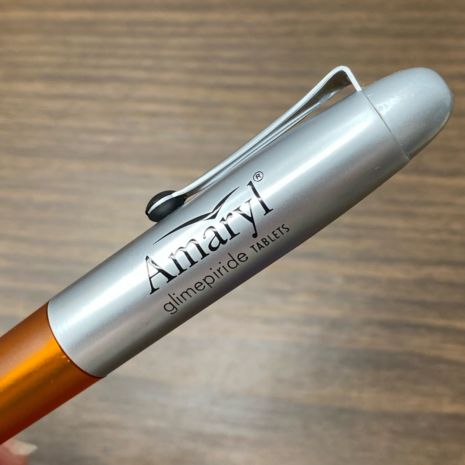 Vtg Pharmaceutical Advertising AMARYL Glimepiride Drug Rep Metal/plastic Pen