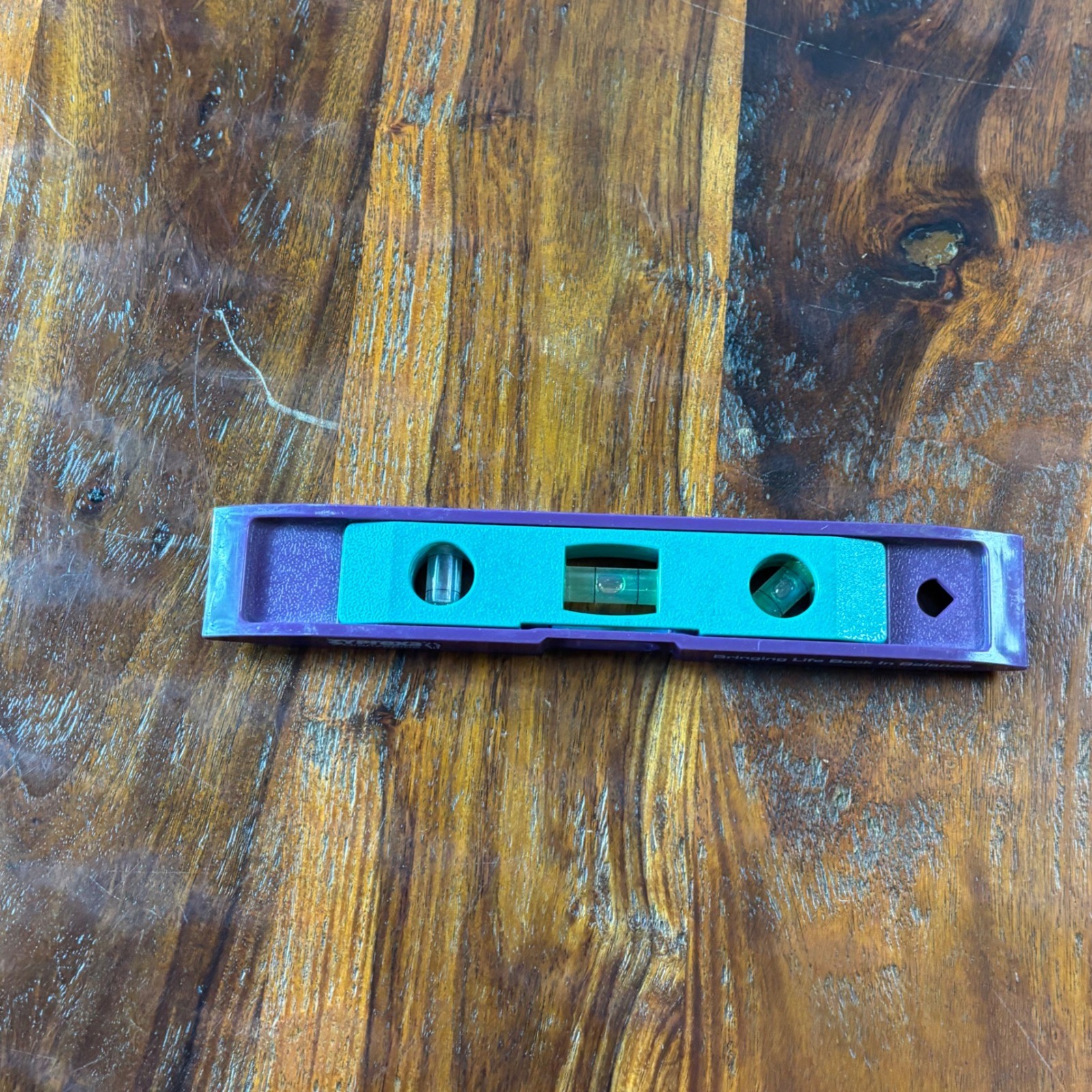 Vintage Zyprexa Olanzapine Pharma Promo Magnetic Level Purple Teal Rare Collect