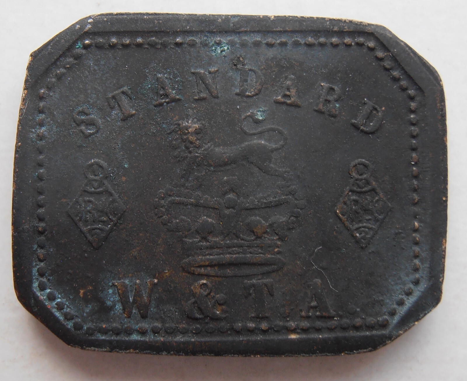 Victorian Two Drams Apothecary Weight Standard W&TA
