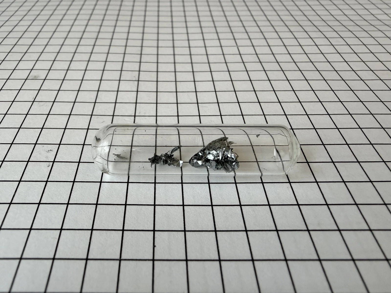 Black P Crystalline periodic table Element Collection Sealed Ampoule 0.1 Gram