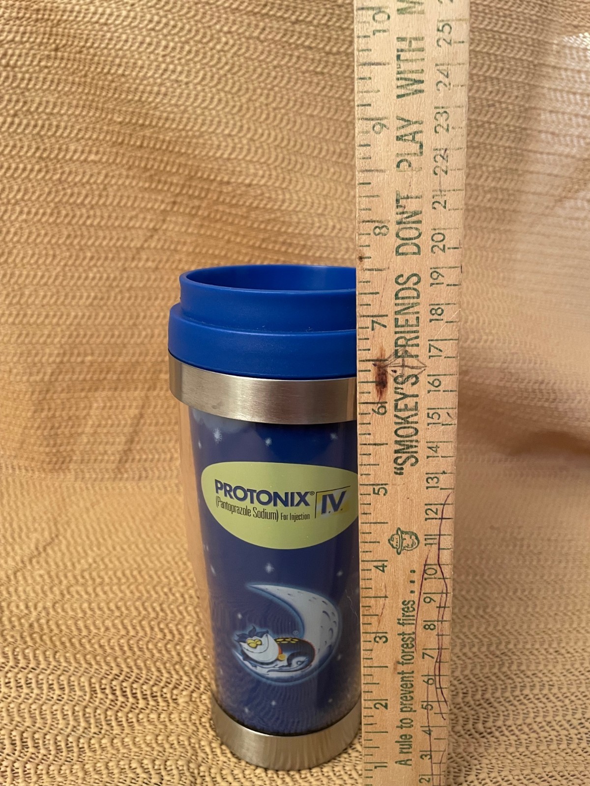 Protonix Gerdie Pharmaceutical Stainless Steel Hot/Cold Travel Mug, New