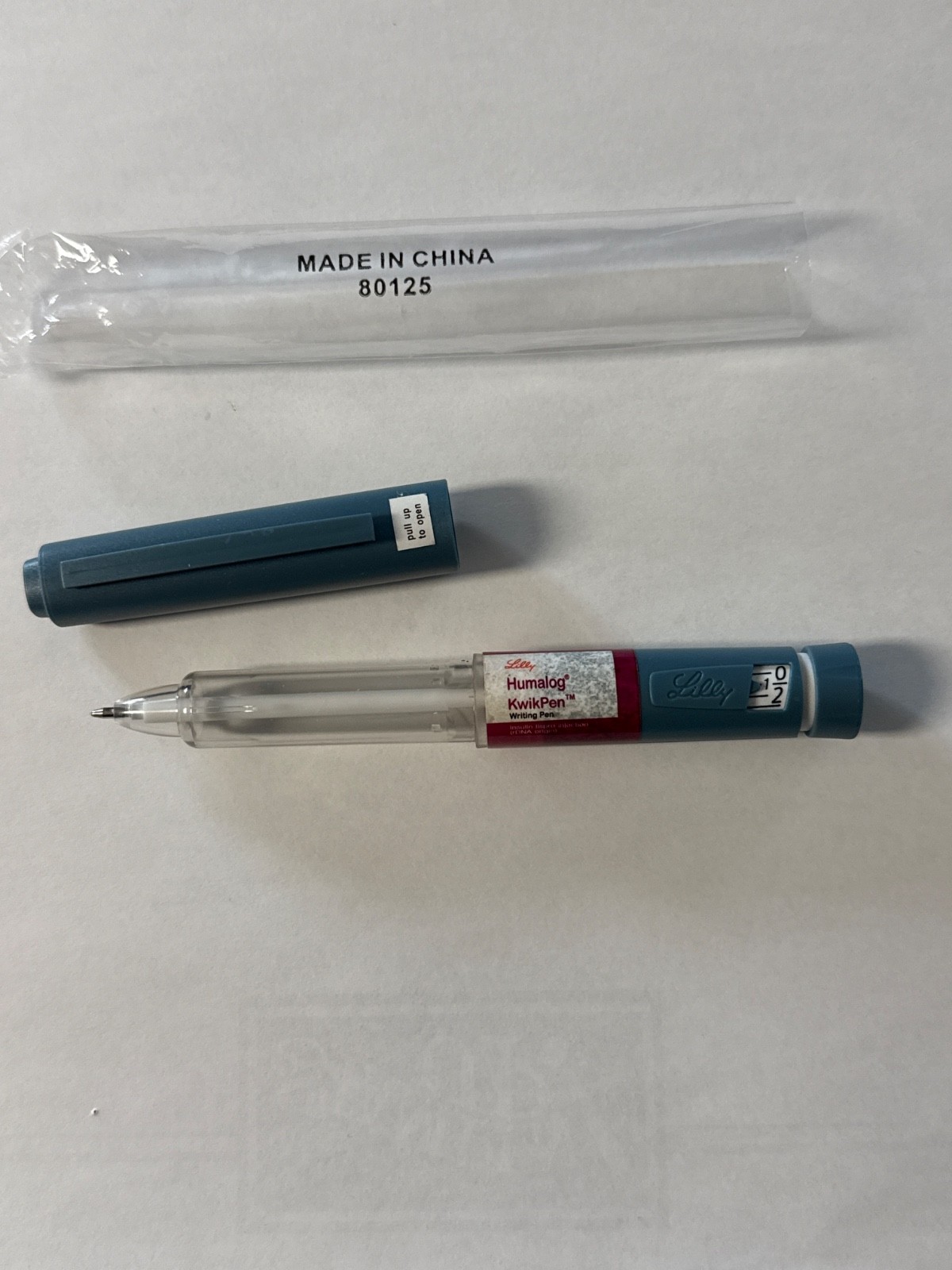 RARE vintage Humalog KwikPen Writing Pen Pharmacutial Collectors item